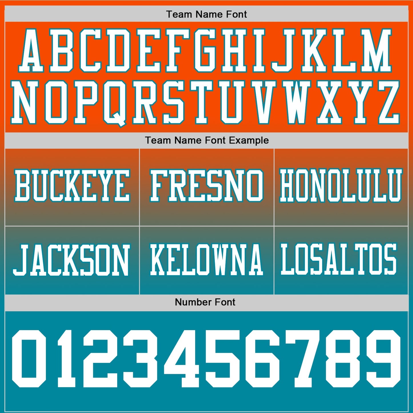 Custom Orange White-Teal Mesh Authentic Fade Fashion Football Jersey - Sky-Custom