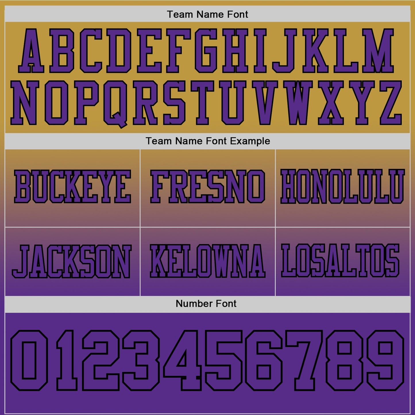 Custom Old Gold Purple-Black Mesh Authentic Fade Fashion Football Jersey - Sky-Custom