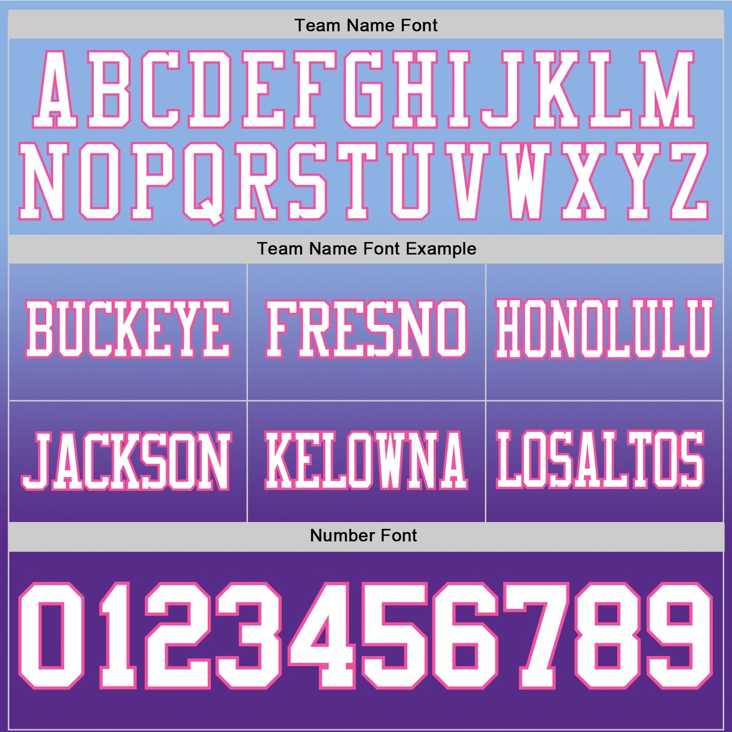 Custom Light Blue White Purple-Pink Mesh Authentic Fade Fashion Football Jersey - Sky-Custom