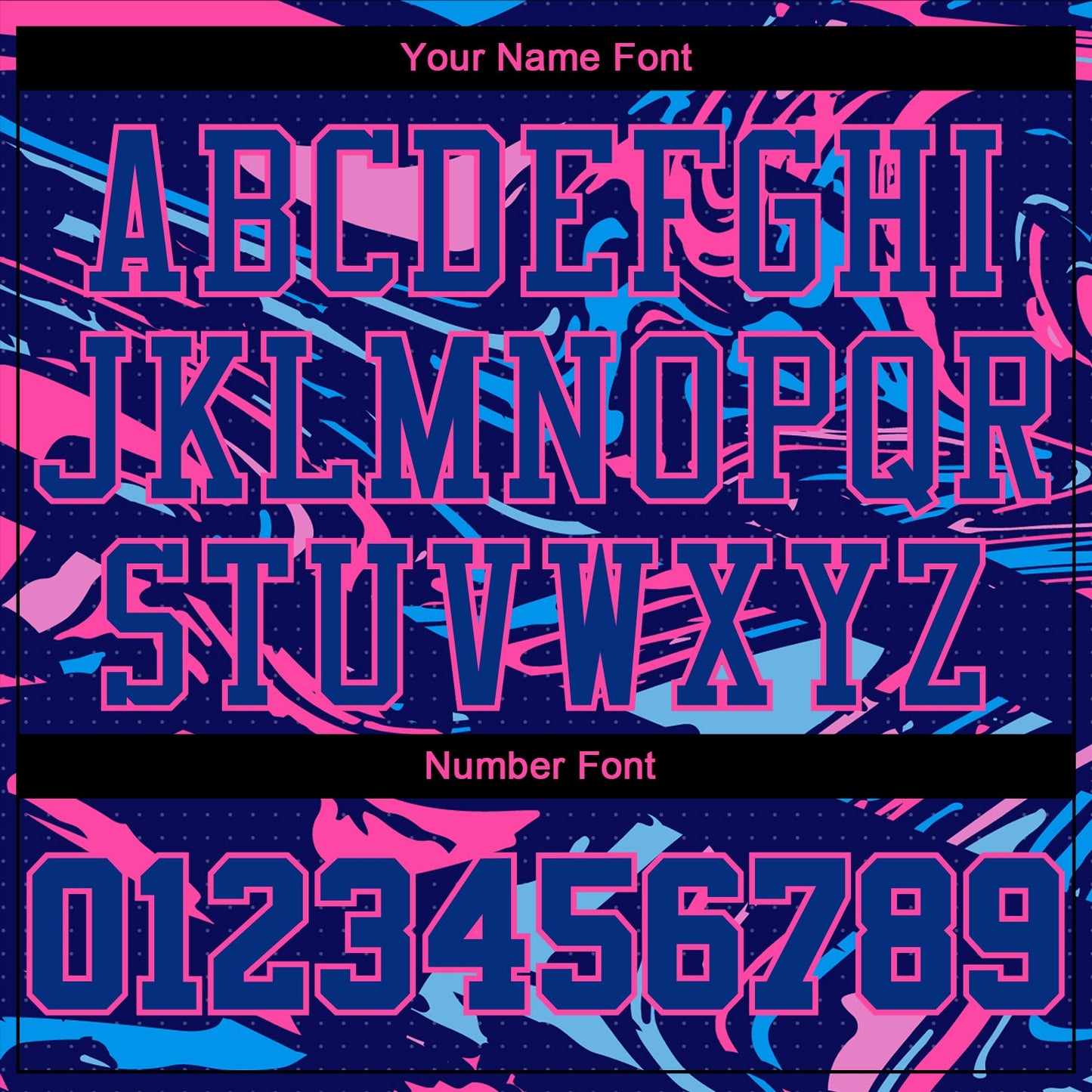 Custom Figure Royal-Pink Round Neck Sublimation Basketball Suit Jersey - Sky-Custom