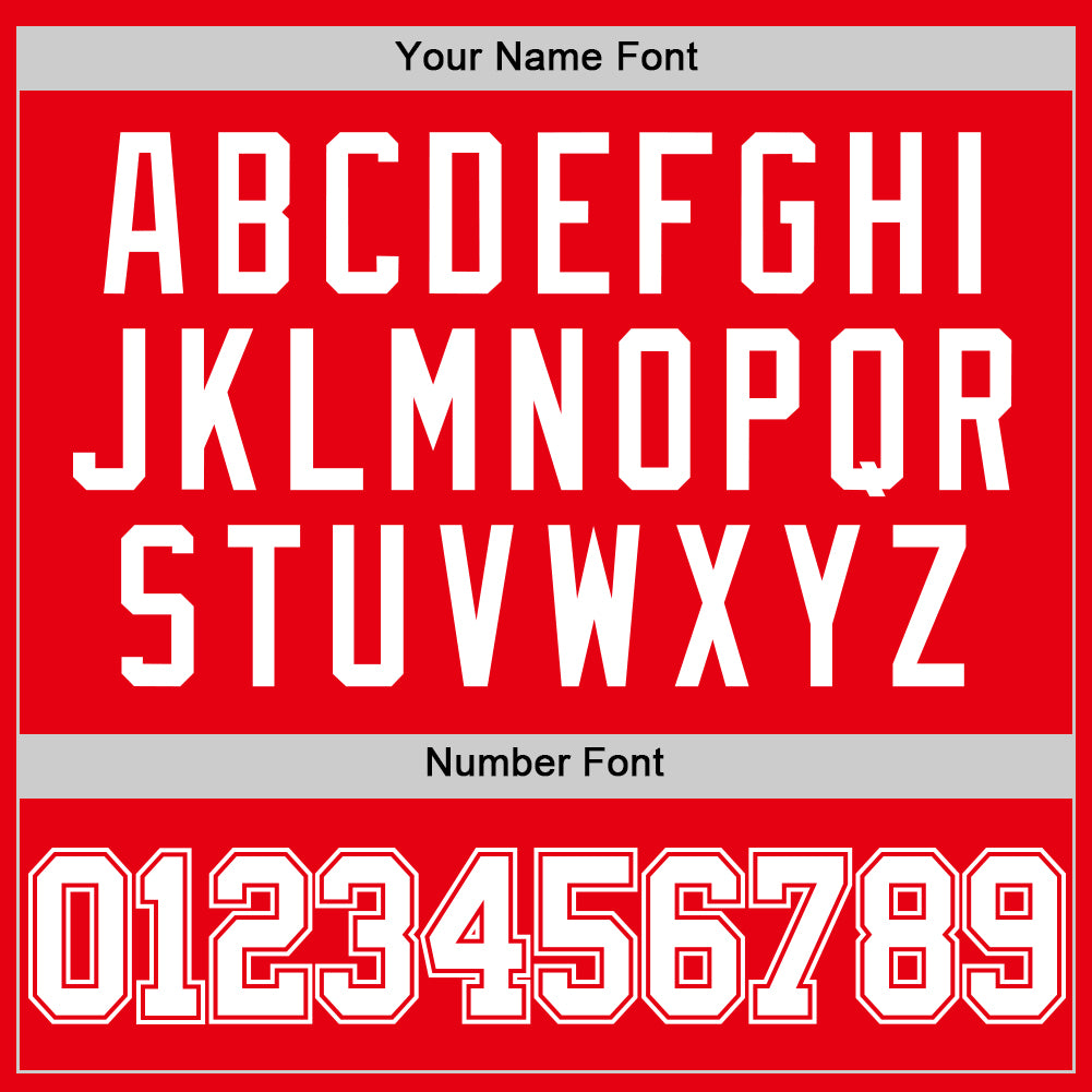 Custom Fire Red White Authentic Basketball Jersey - Sky-Custom