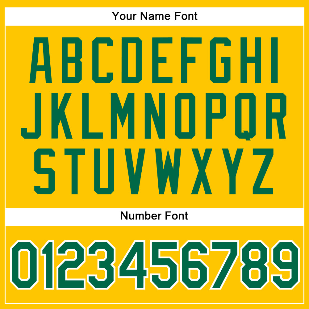 Custom Gold Kelly Green-White Authentic Sleeveless Baseball Jersey - Sky-Custom