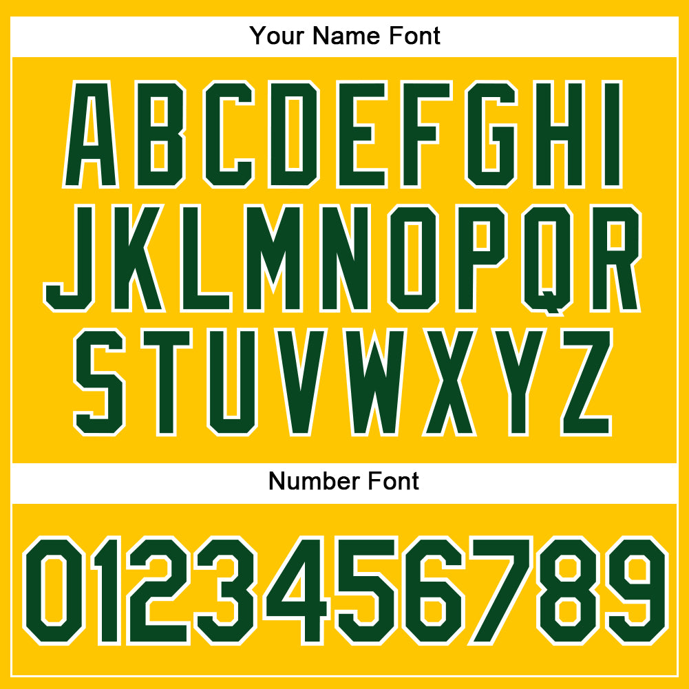 Custom Gold Green-White Authentic Sleeveless Baseball Jersey - Sky-Custom