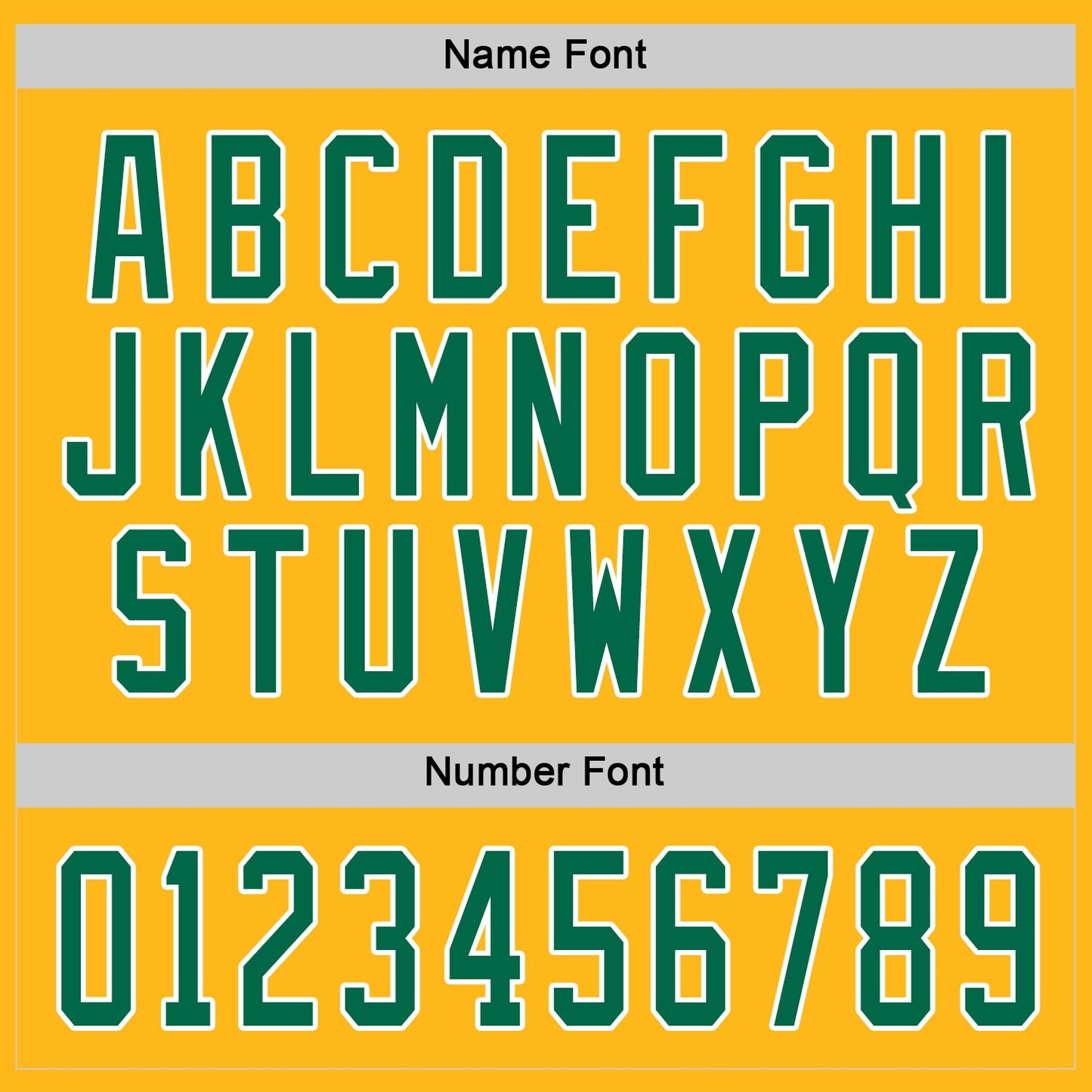 Custom Gold Kelly Green-White Hockey Jersey - Sky-Custom