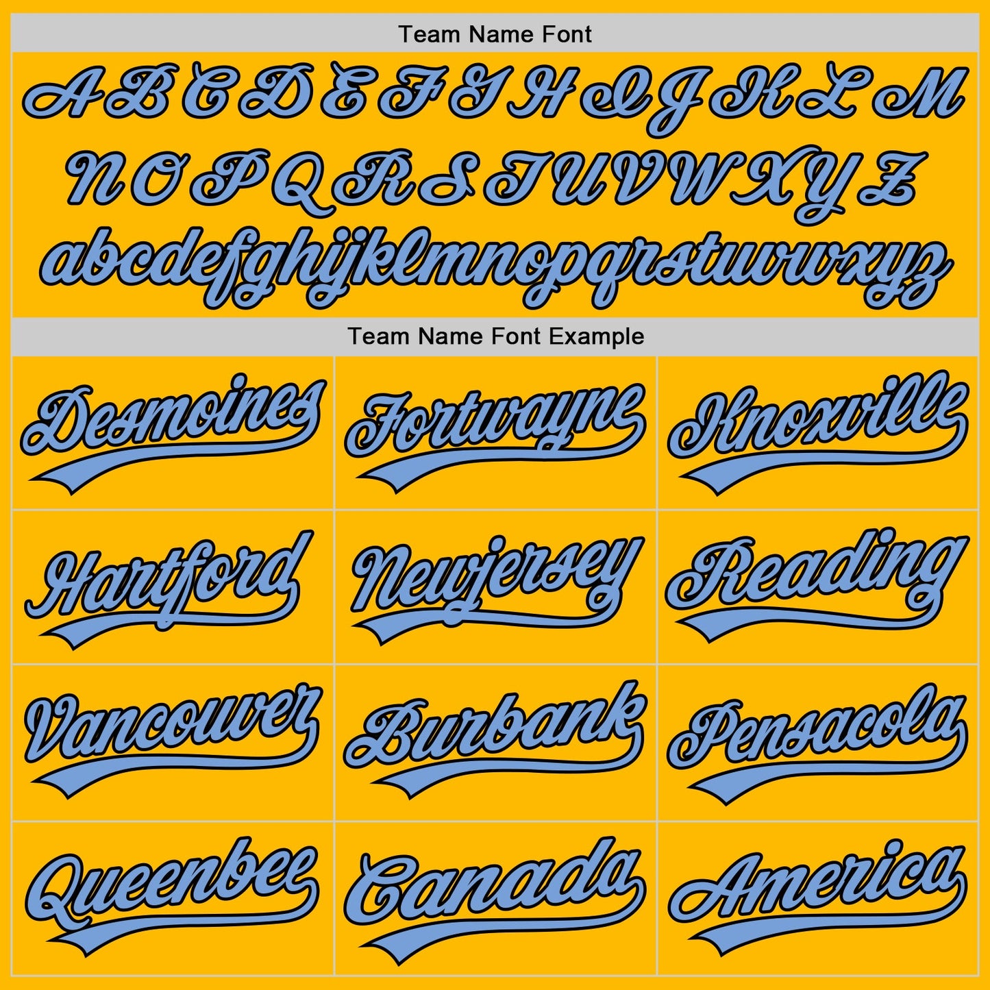 Custom Gold Light Blue-Black Authentic Throwback Baseball Jersey - Sky-Custom