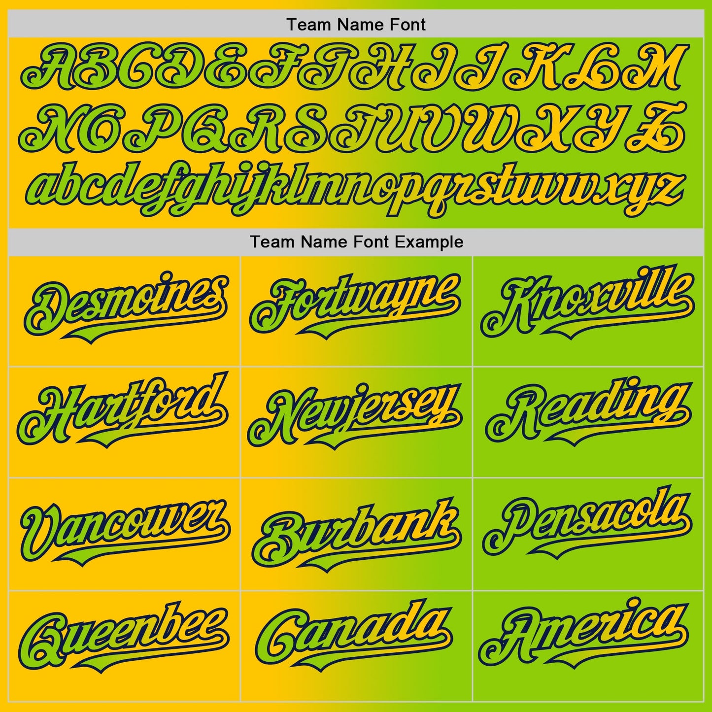 Custom Neon Green Yellow-Navy Authentic Gradient Fashion Baseball Jersey - Sky-Custom
