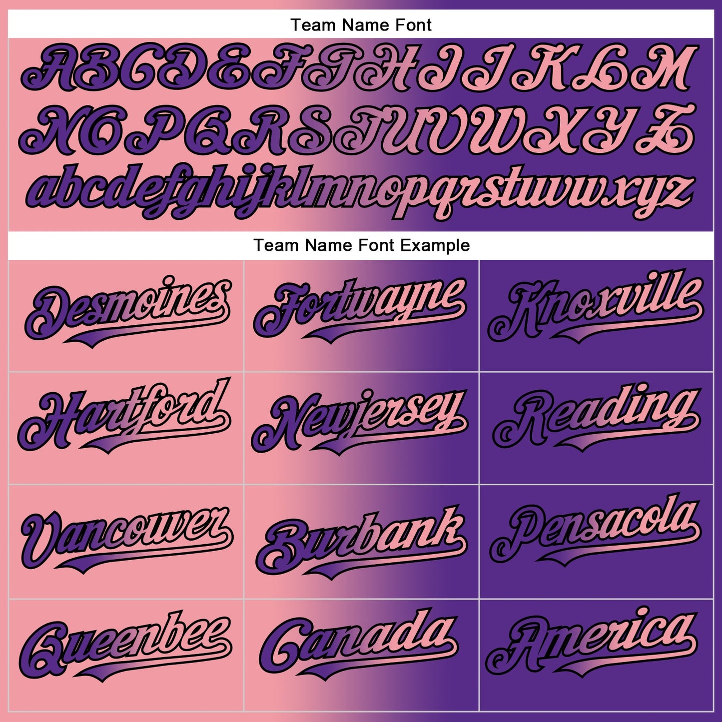 Custom Purple Medium Pink-Black Authentic Gradient Fashion Baseball Jersey - Sky-Custom