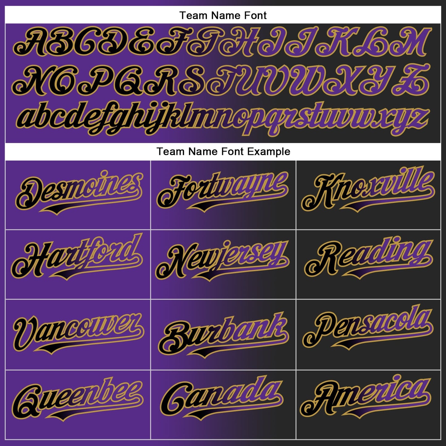 Custom Black Purple-Old Gold Authentic Gradient Fashion Baseball Jersey - Sky-Custom
