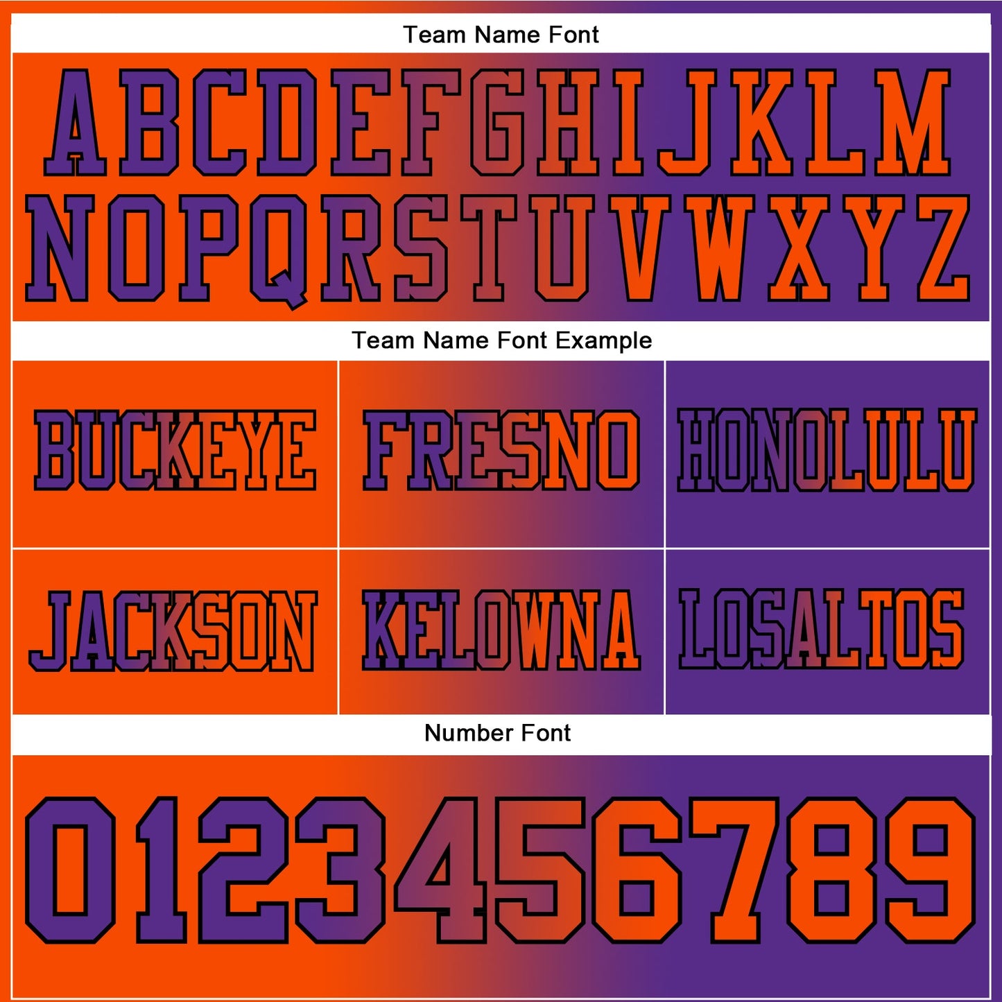 Custom Purple Orange-Black Mesh Authentic Gradient Fashion Football Jersey - Sky-Custom