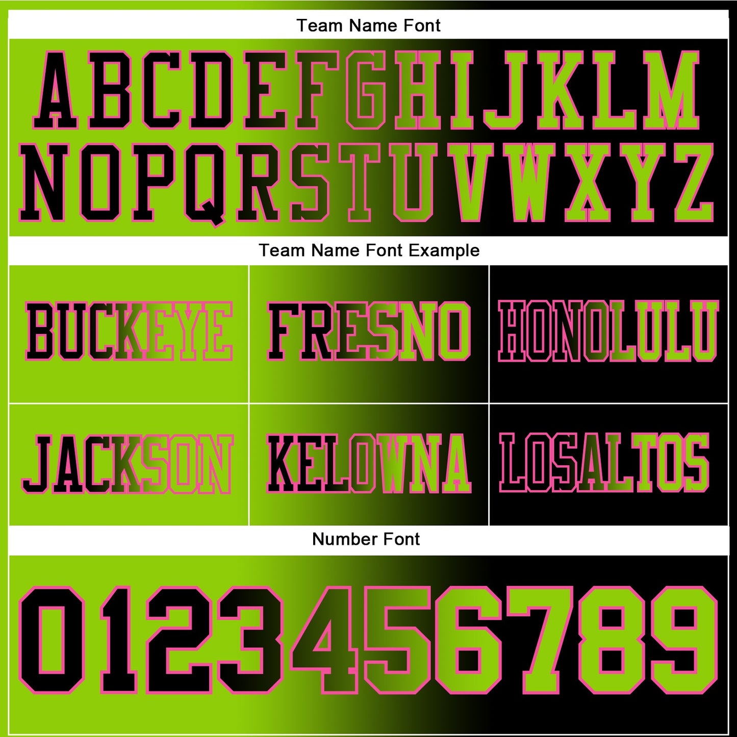 Custom Black Neon Green-Pink Mesh Authentic Gradient Fashion Football Jersey - Sky-Custom