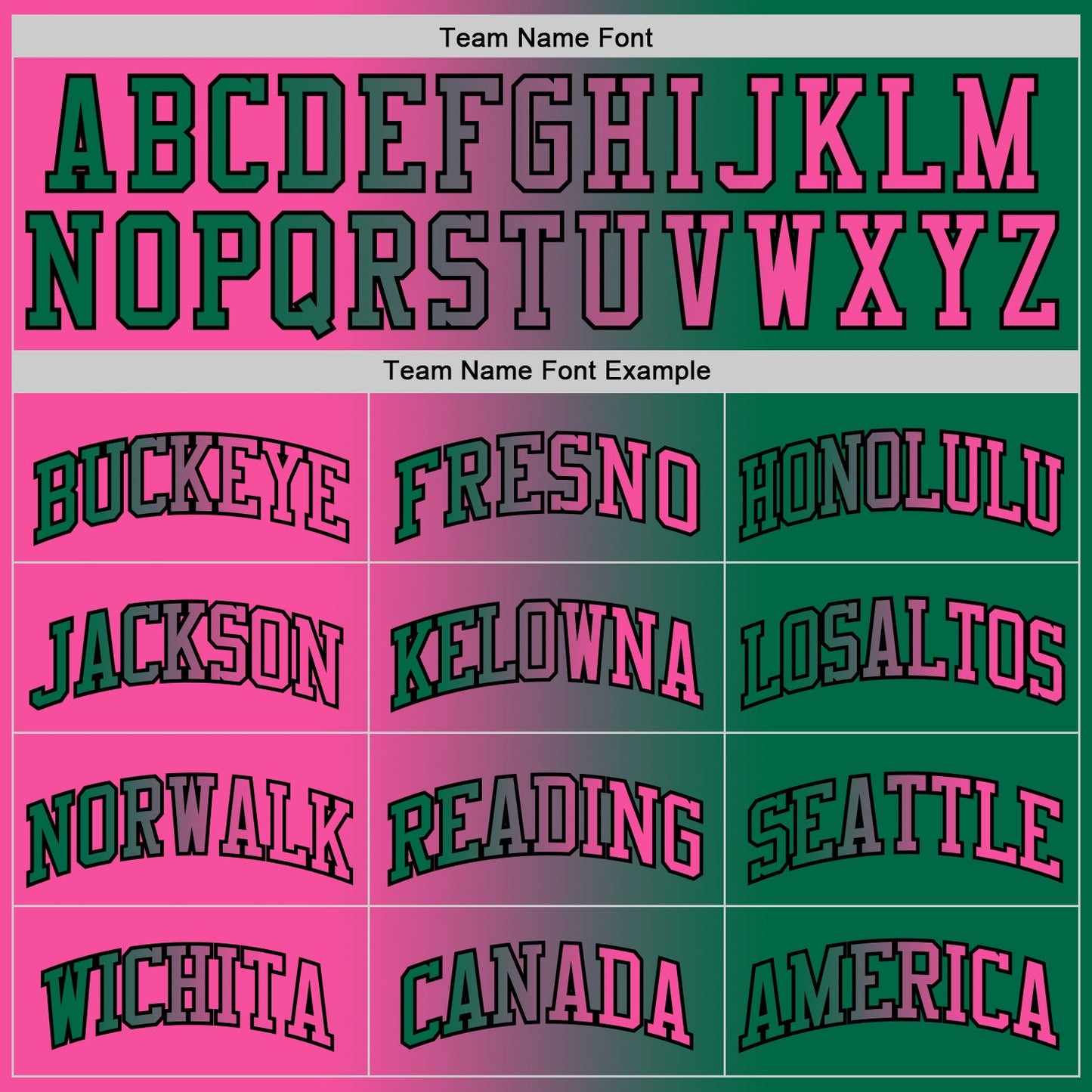 Custom Kelly Green Pink-Black Authentic Gradient Fashion Basketball Jersey - Sky-Custom