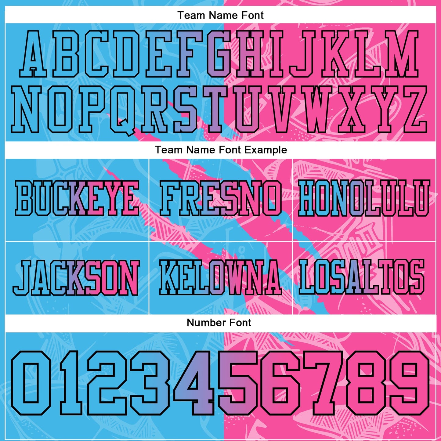 Custom Sky Blue Pink-Black Mesh Authentic Gradient Fashion Scratch Football Jersey - Sky-Custom