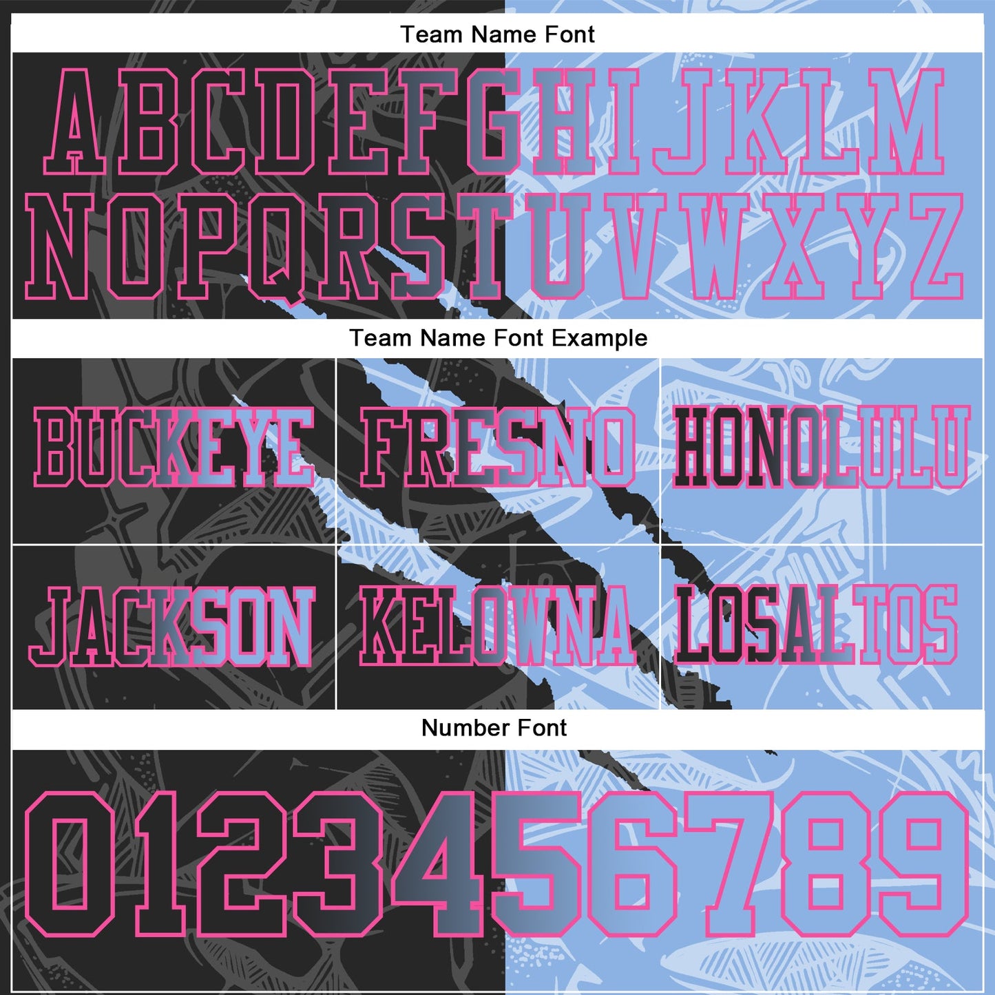 Custom Black Light Blue-Pink Mesh Authentic Gradient Fashion Scratch Football Jersey - Sky-Custom