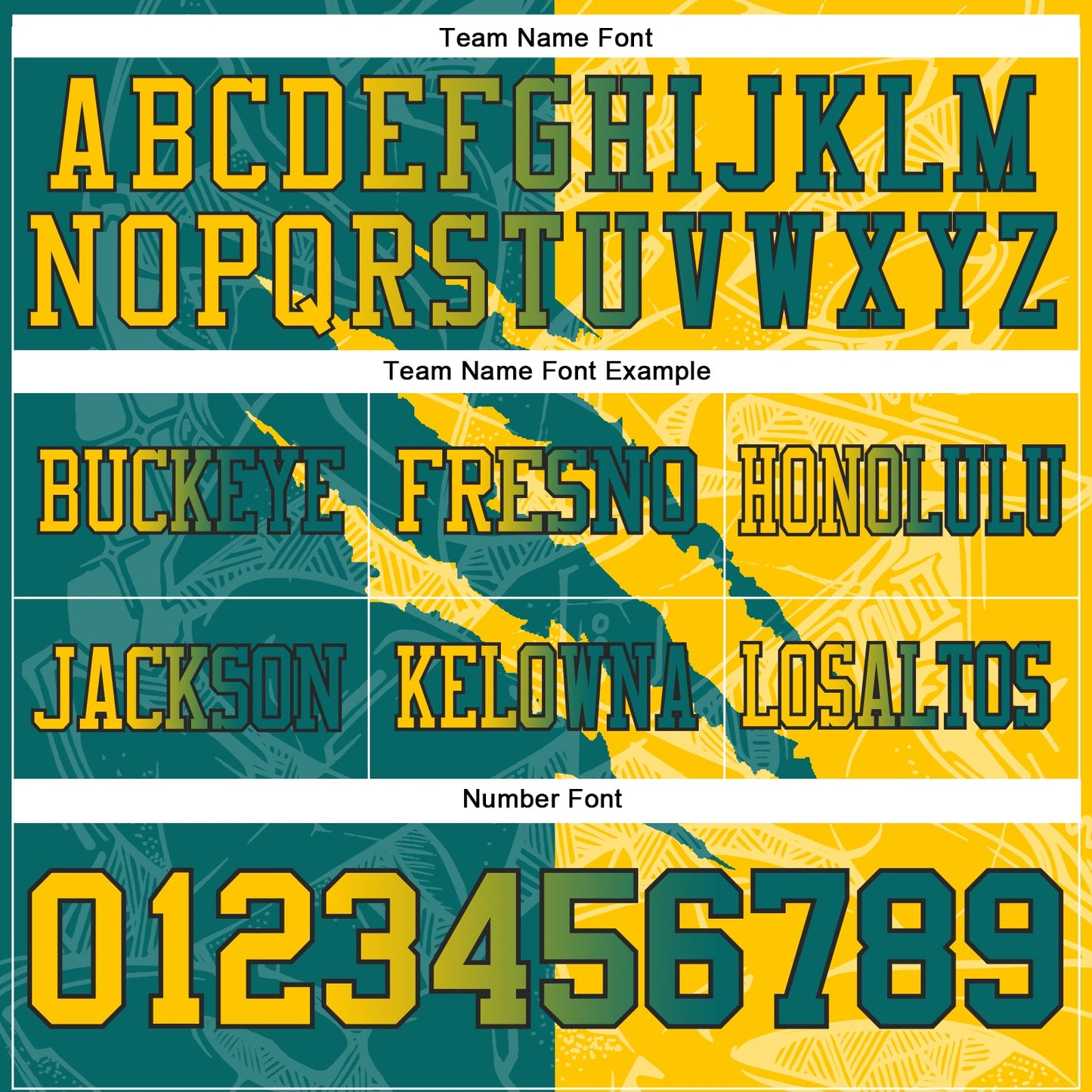 Custom Teal Yellow-Black Mesh Authentic Gradient Fashion Scratch Football Jersey - Sky-Custom