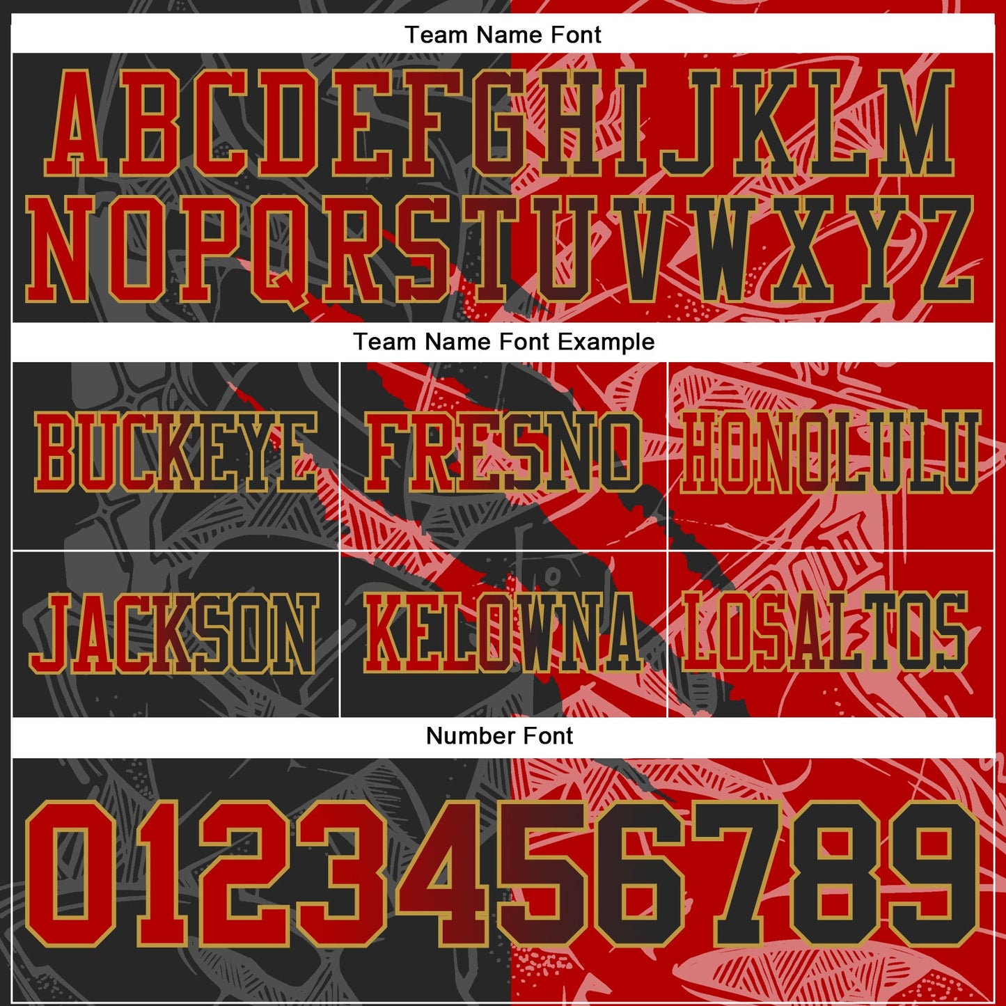 Custom Black Red-Old Gold Mesh Authentic Gradient Fashion Scratch Football Jersey - Sky-Custom