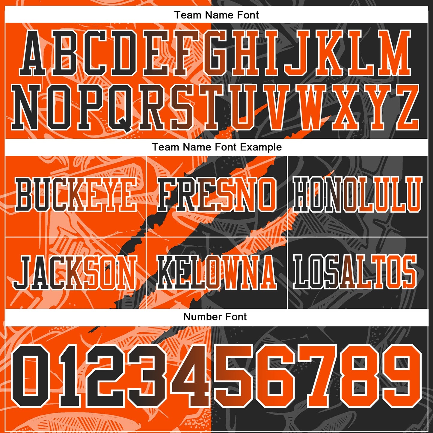 Custom Black Orange-White Mesh Authentic Gradient Fashion Scratch Football Jersey - Sky-Custom