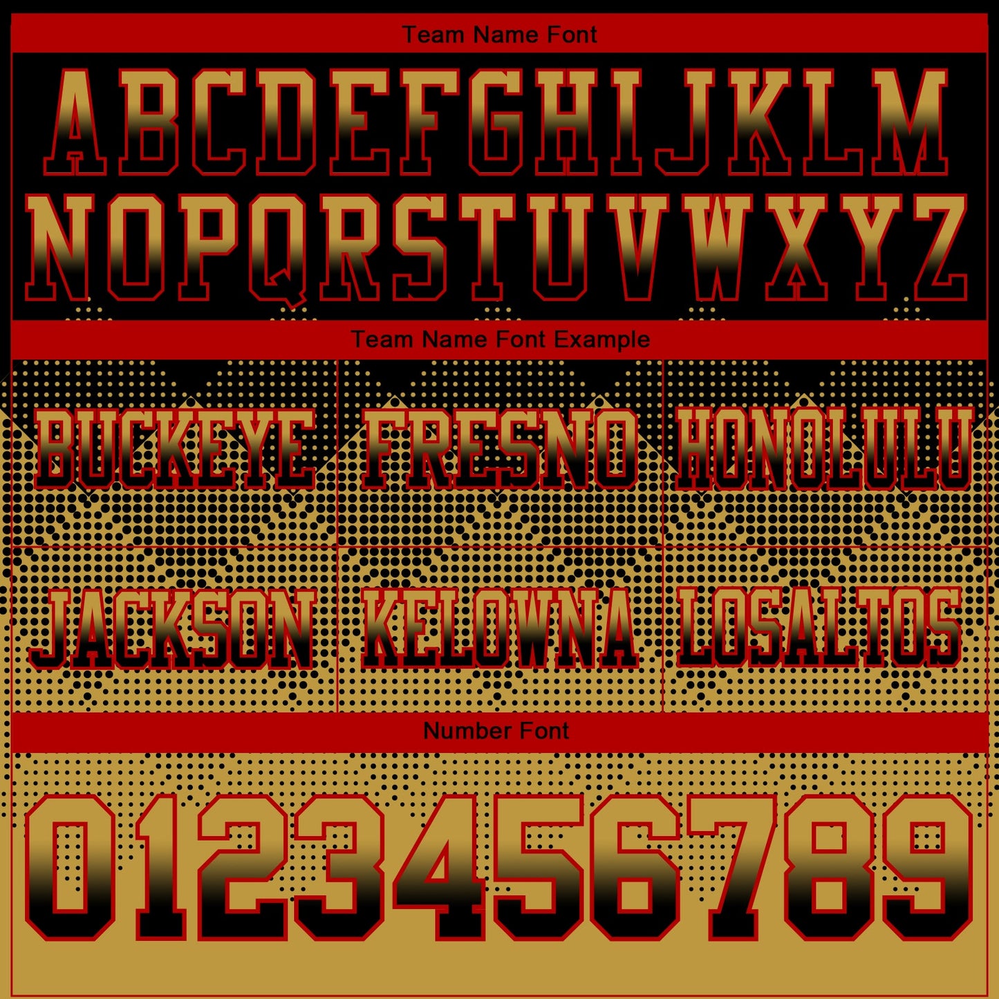 Custom Black Old Gold-Red Mesh Authentic Gradient Square Shape Flag Football Jersey - Sky-Custom