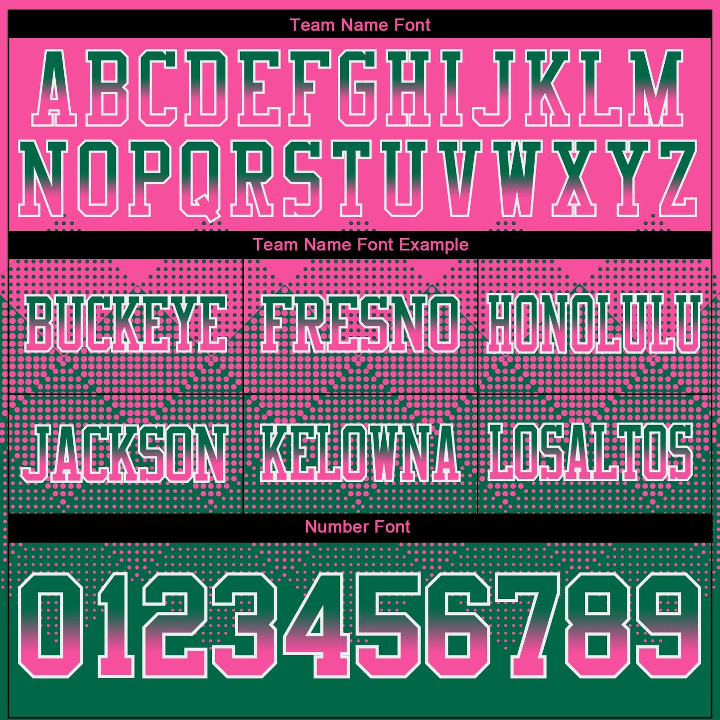 Custom Pink Kelly Green-White Mesh Authentic Gradient Square Shape Flag Football Jersey - Sky-Custom