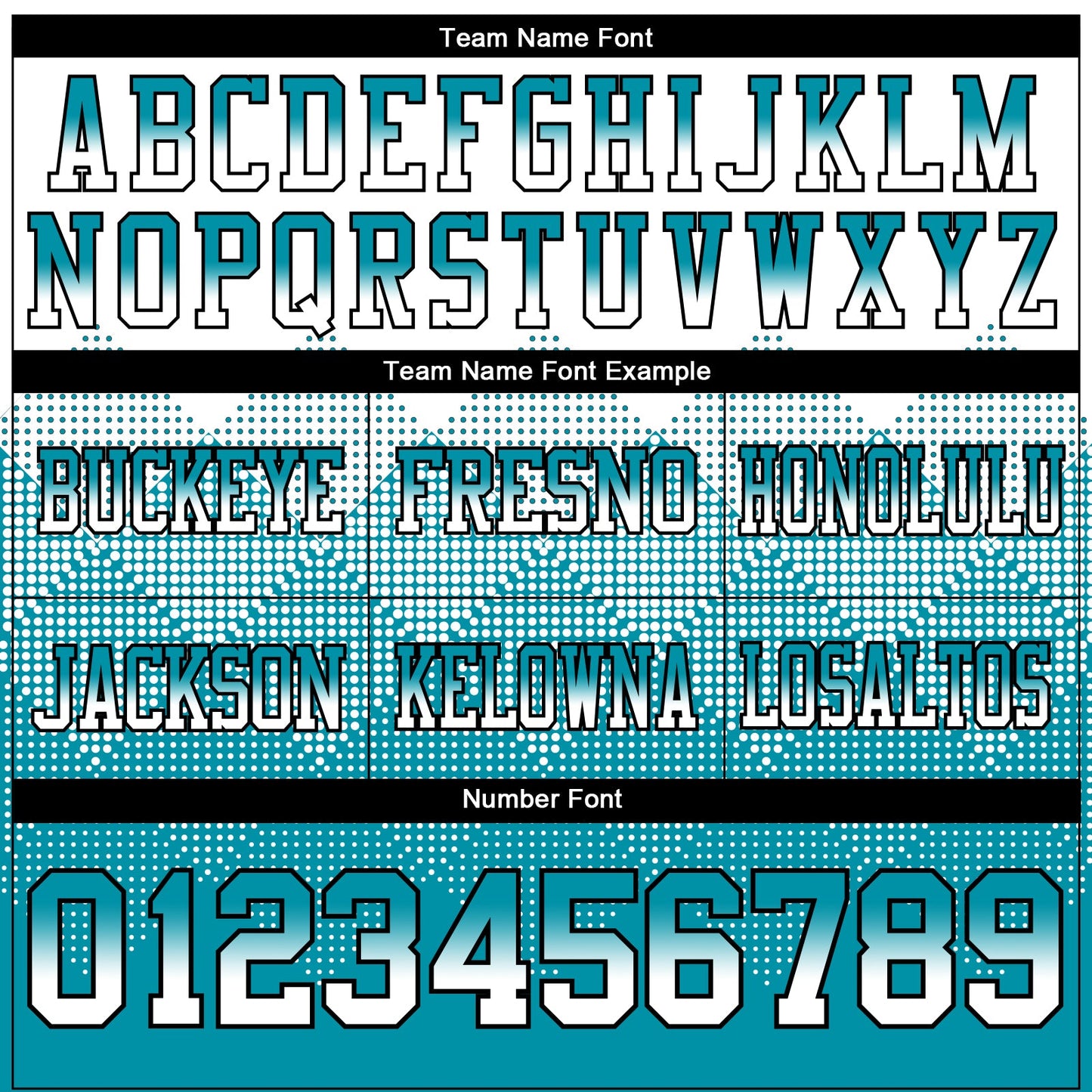 Custom White Teal-Black Mesh Authentic Gradient Square Shape Flag Football Jersey - Sky-Custom