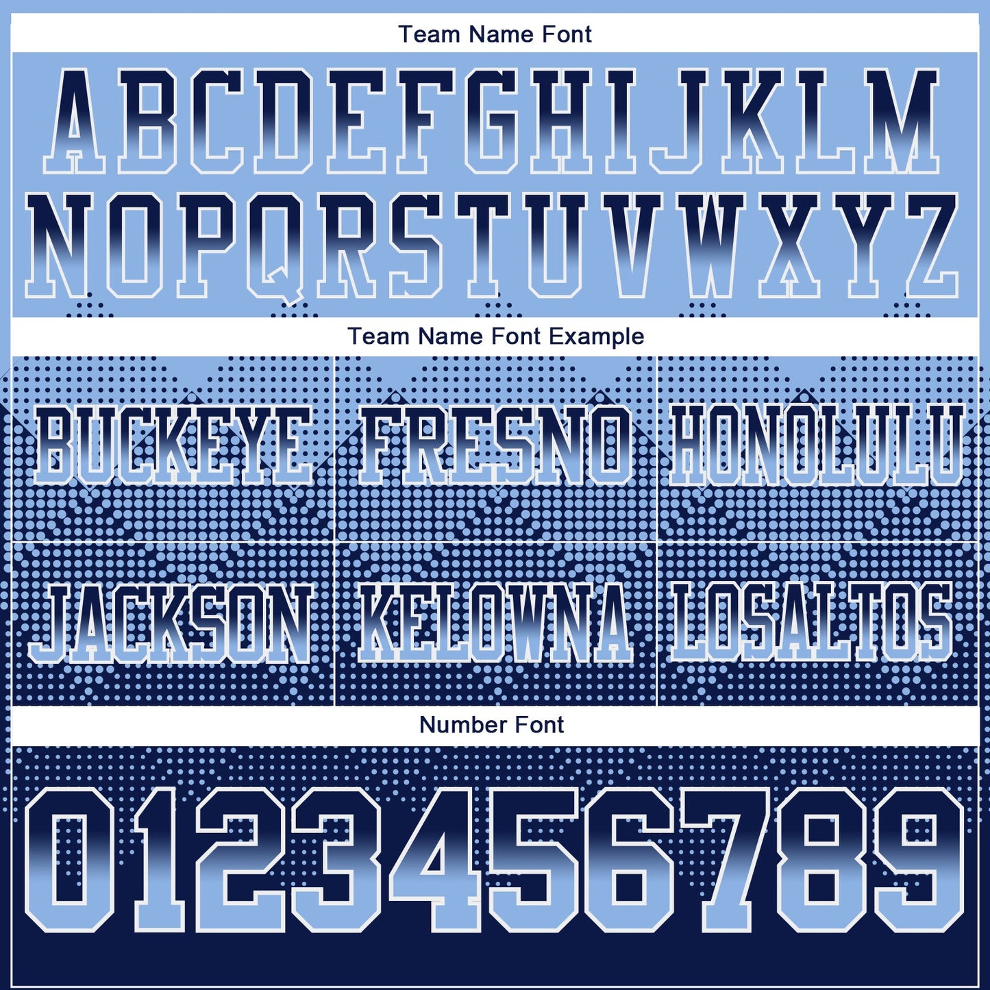 Custom Light Blue Navy-White Mesh Authentic Gradient Square Shape Flag Football Jersey - Sky-Custom