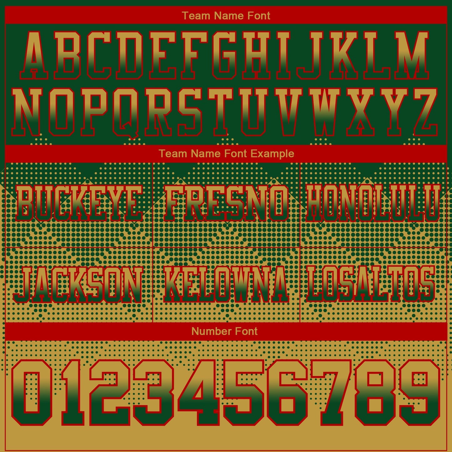 Custom Green Old Gold-Red Mesh Authentic Gradient Square Shape Flag Football Jersey - Sky-Custom