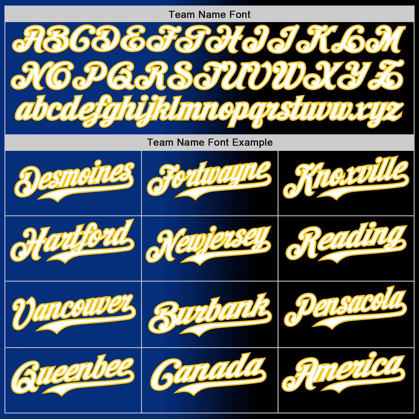Custom Black White Royal-Yellow Authentic Gradient Fashion Baseball Jersey - Sky-Custom