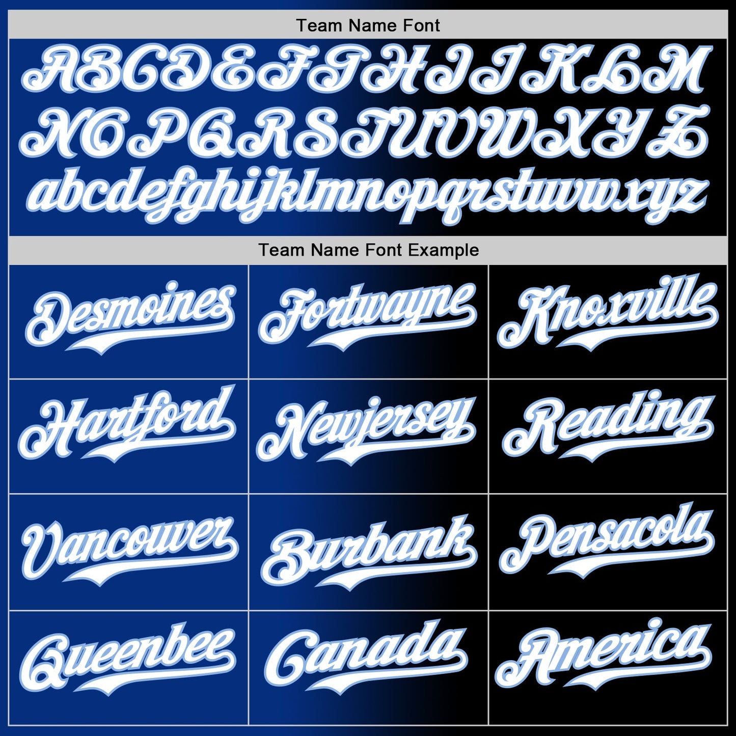 Custom Black White Royal-Light Blue Authentic Gradient Fashion Baseball Jersey - Sky-Custom