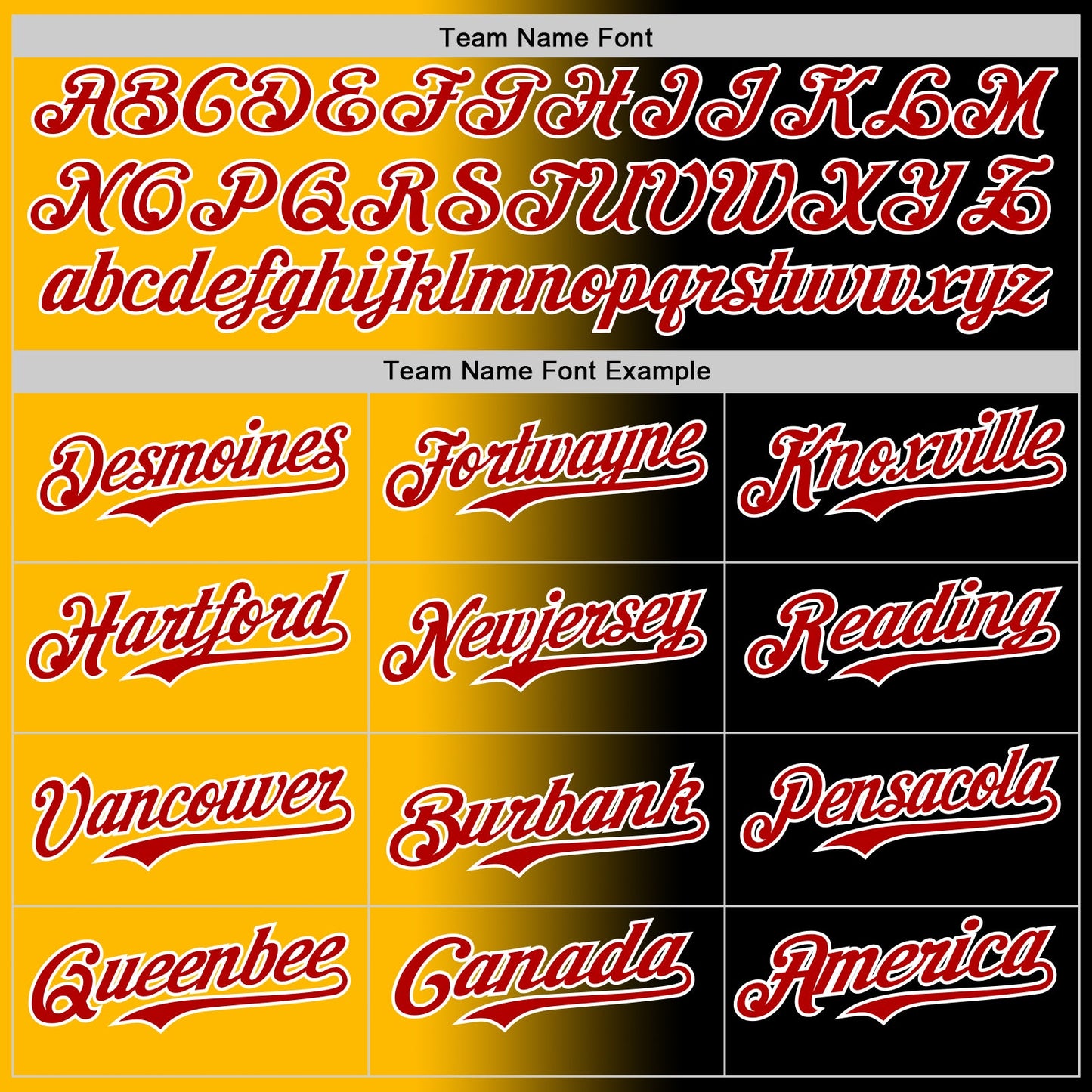 Custom Black Red Gold-White Authentic Gradient Fashion Baseball Jersey - Sky-Custom
