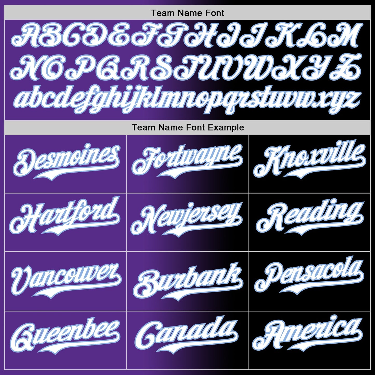 Custom Black White Purple-Light Blue Authentic Gradient Fashion Baseball Jersey - Sky-Custom