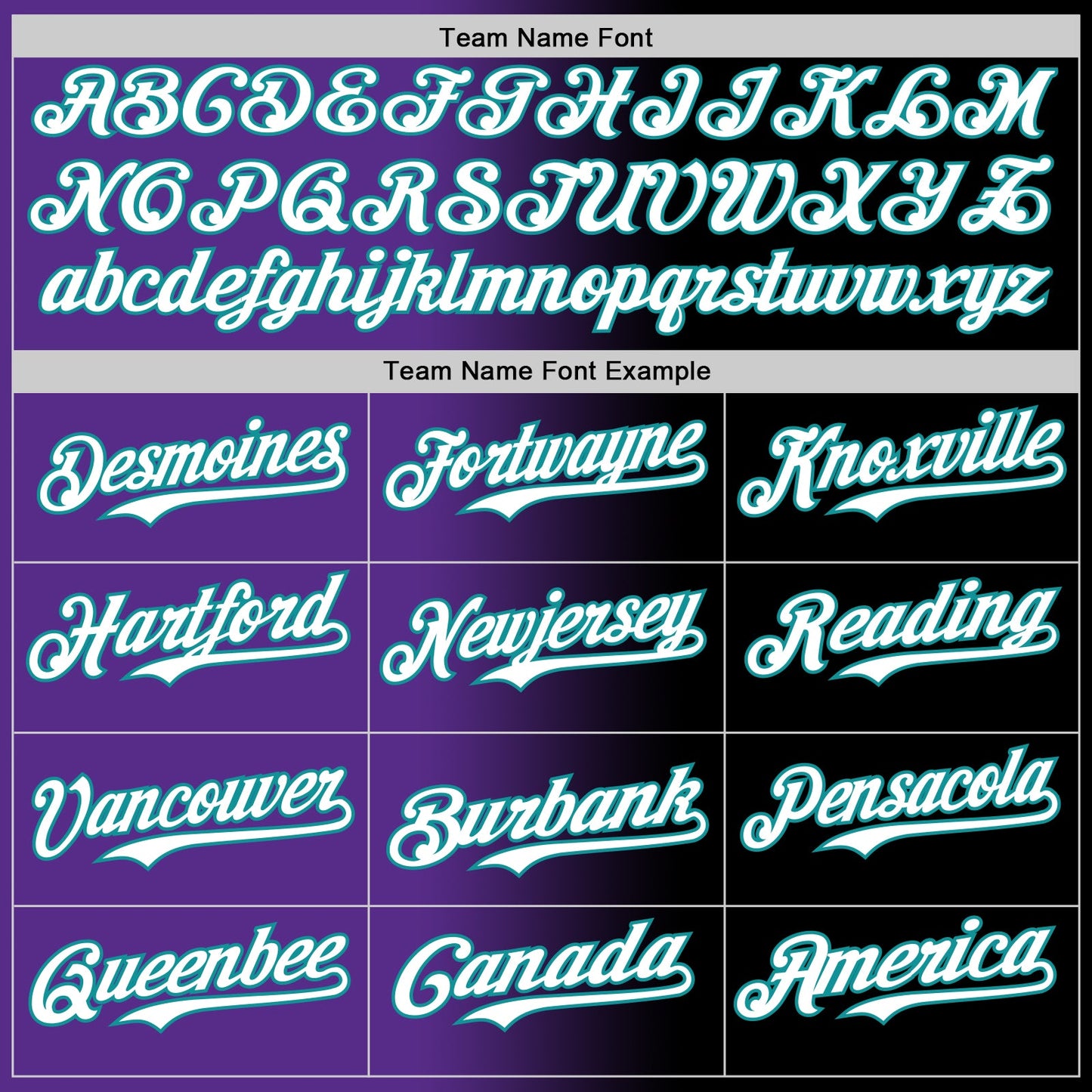 Custom Black White Purple-Teal Authentic Gradient Fashion Baseball Jersey - Sky-Custom
