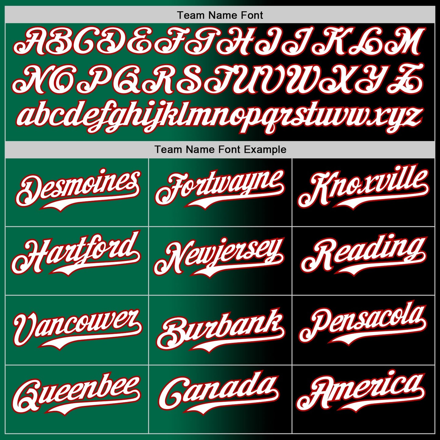 Custom Black White Kelly Green-Red Authentic Gradient Fashion Baseball Jersey - Sky-Custom
