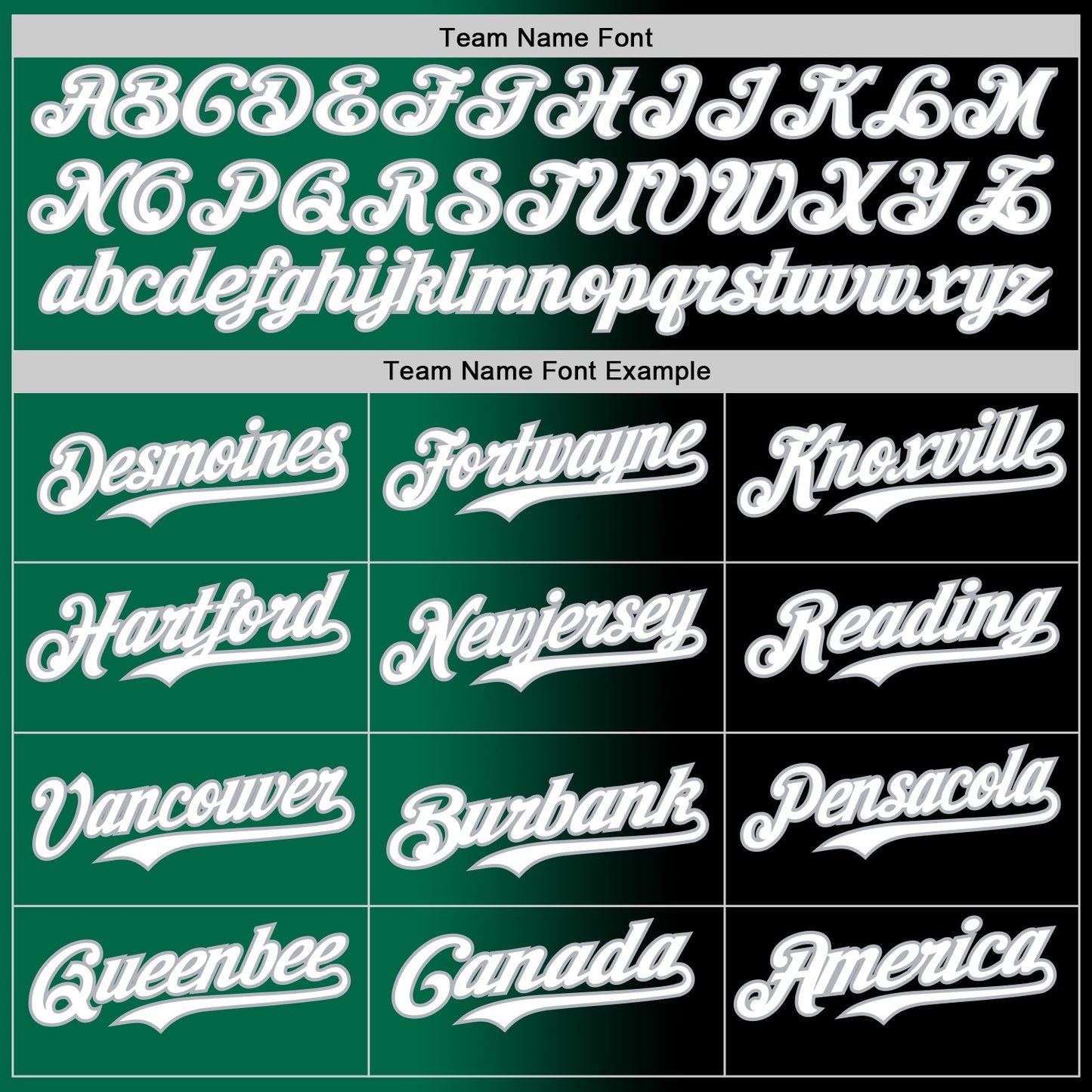 Custom Black White Kelly Green-Gray Authentic Gradient Fashion Baseball Jersey - Sky-Custom