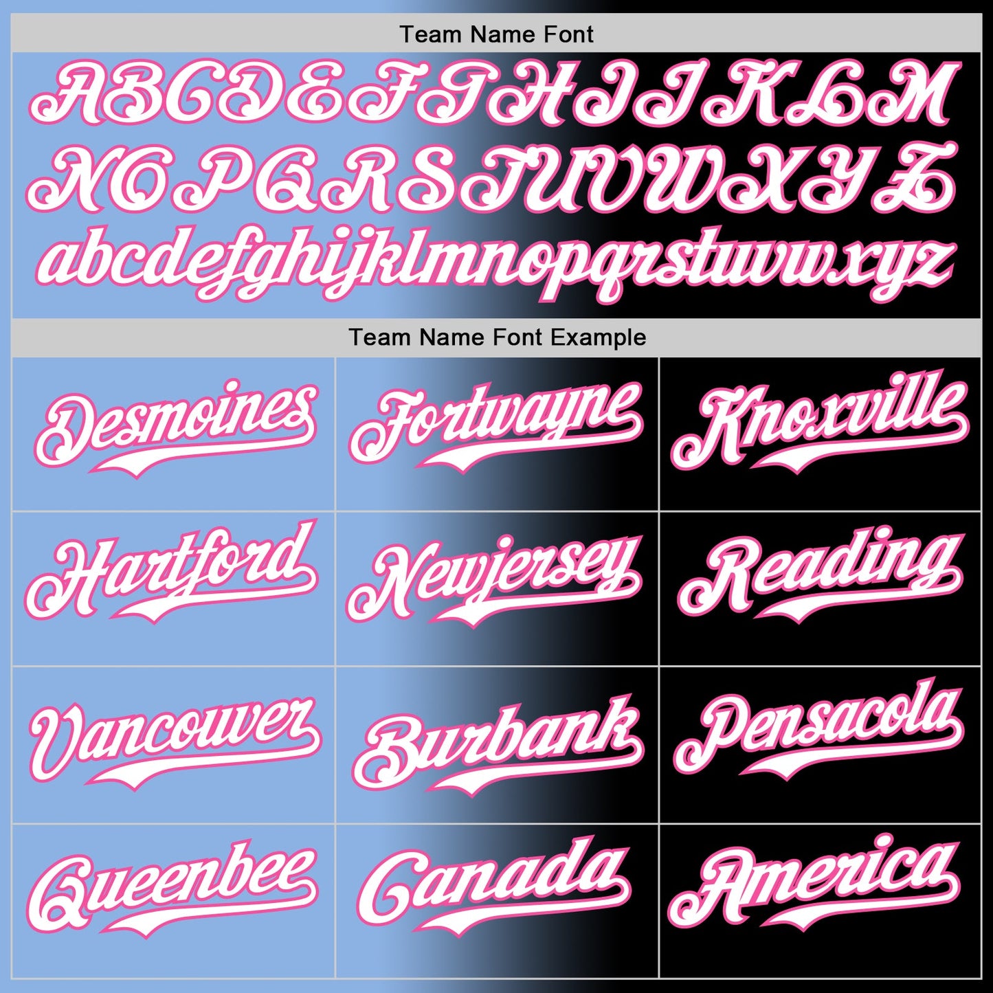 Custom Black White Light Blue-Pink Authentic Gradient Fashion Baseball Jersey - Sky-Custom