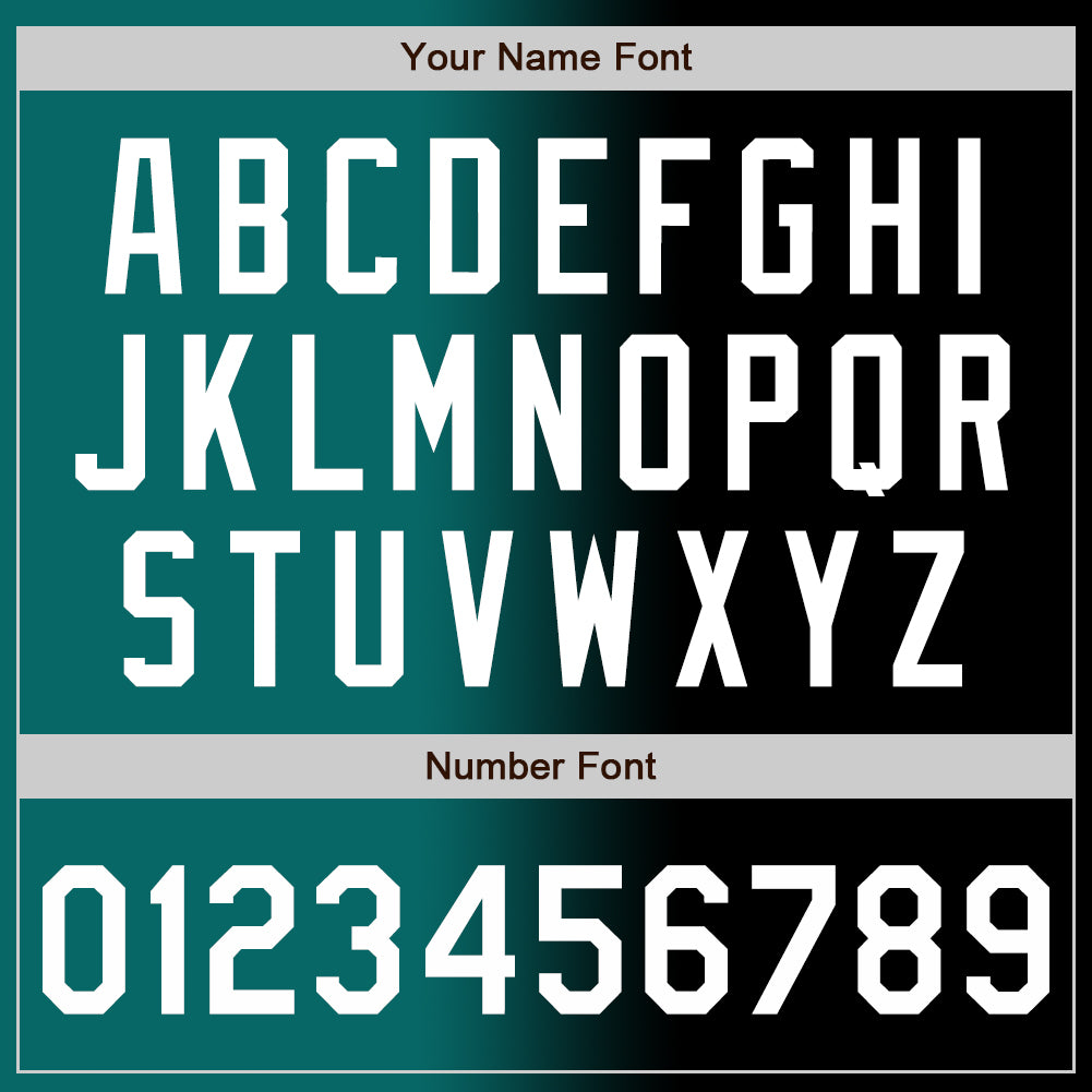Custom Black White-Teal Authentic Gradient Fashion Baseball Jersey - Sky-Custom