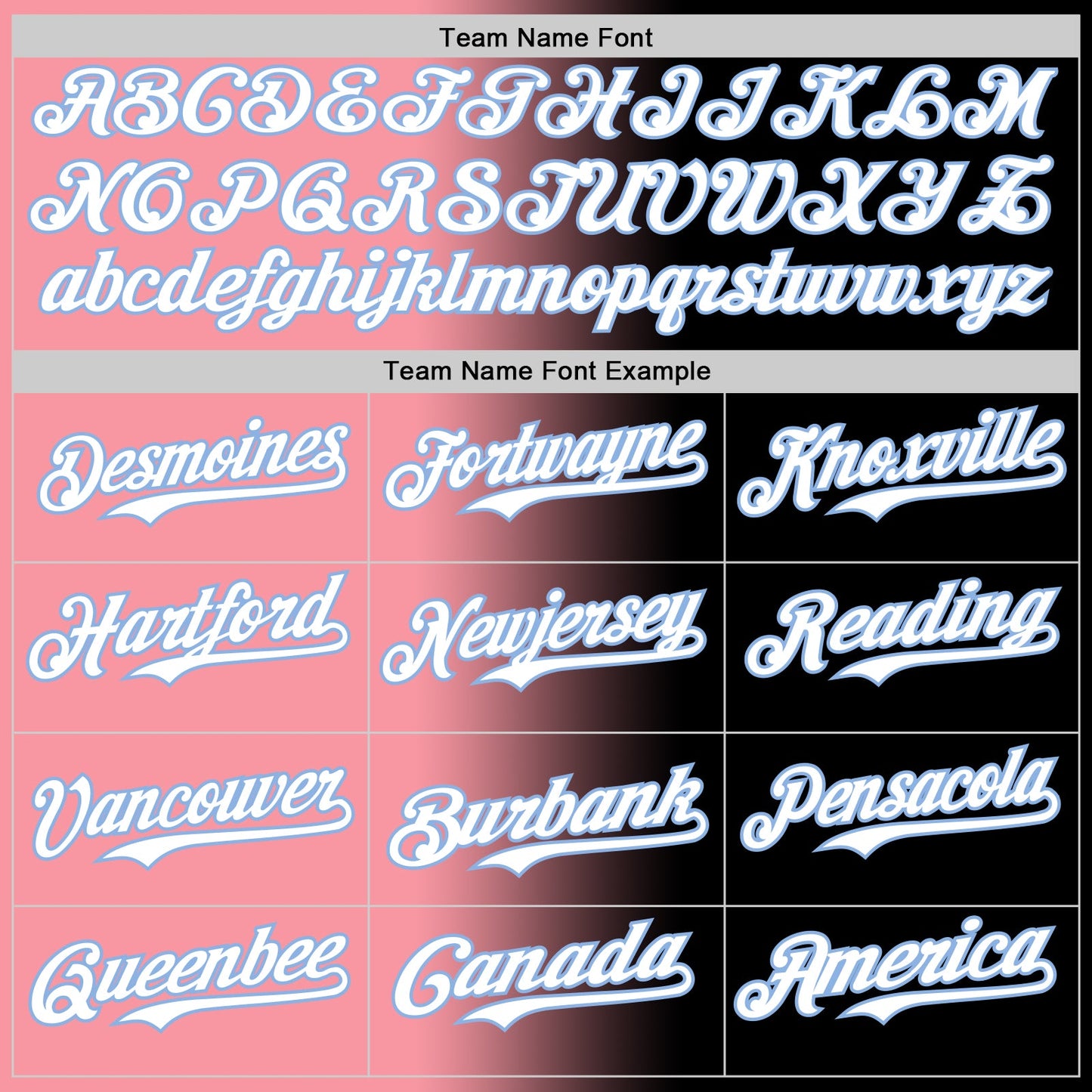 Custom Black White Medium Pink-Light Blue Authentic Gradient Fashion Baseball Jersey - Sky-Custom