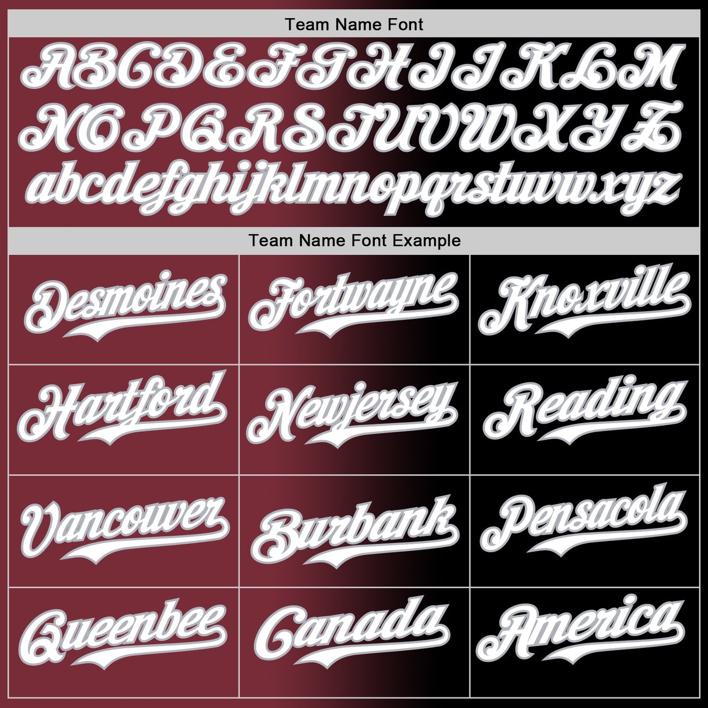 Custom Black White Burgundy-Gray Authentic Gradient Fashion Baseball Jersey - Sky-Custom