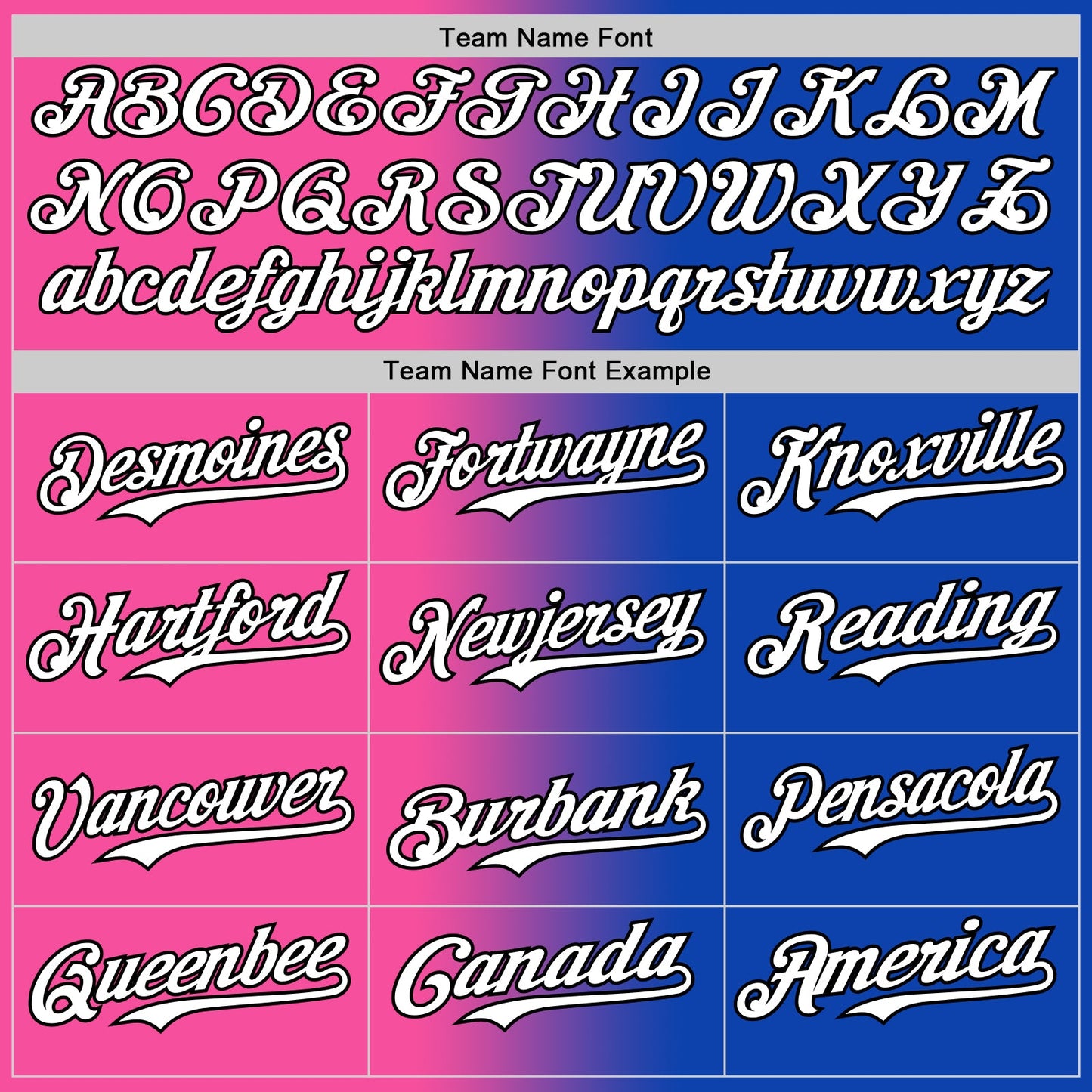 Custom Thunder Blue White Pink-Black Authentic Gradient Fashion Baseball Jersey - Sky-Custom