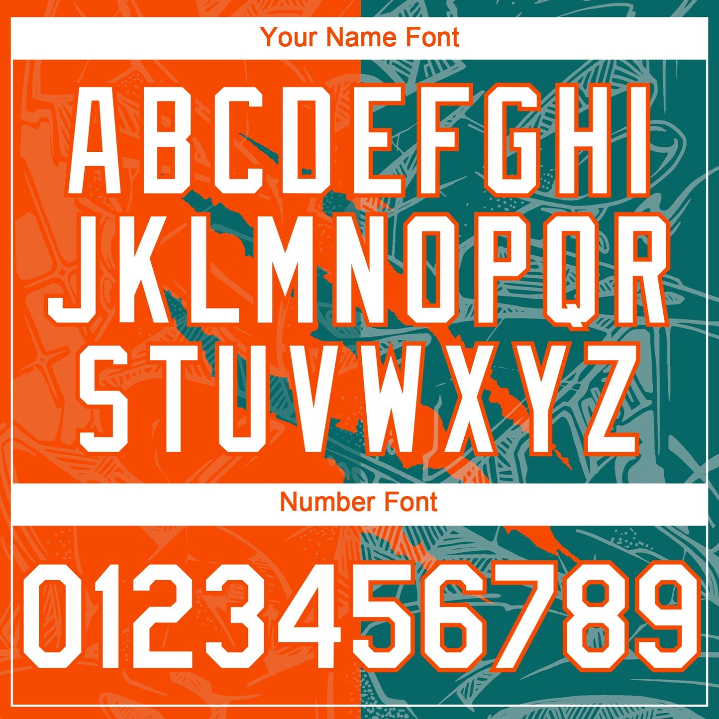 Custom Graffiti Pattern White Orange-Teal 3D Scratch Authentic Baseball Jersey - Sky-Custom