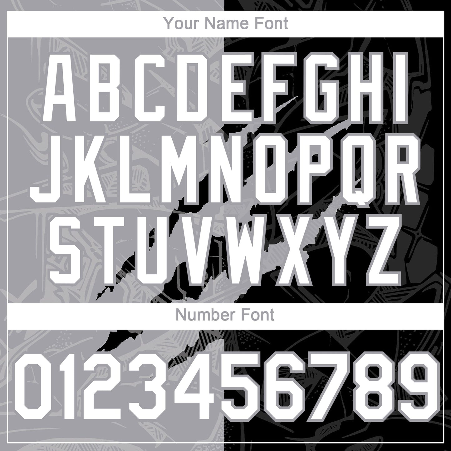 Custom Graffiti Pattern White Black-Gray 3D Scratch Authentic Baseball Jersey - Sky-Custom