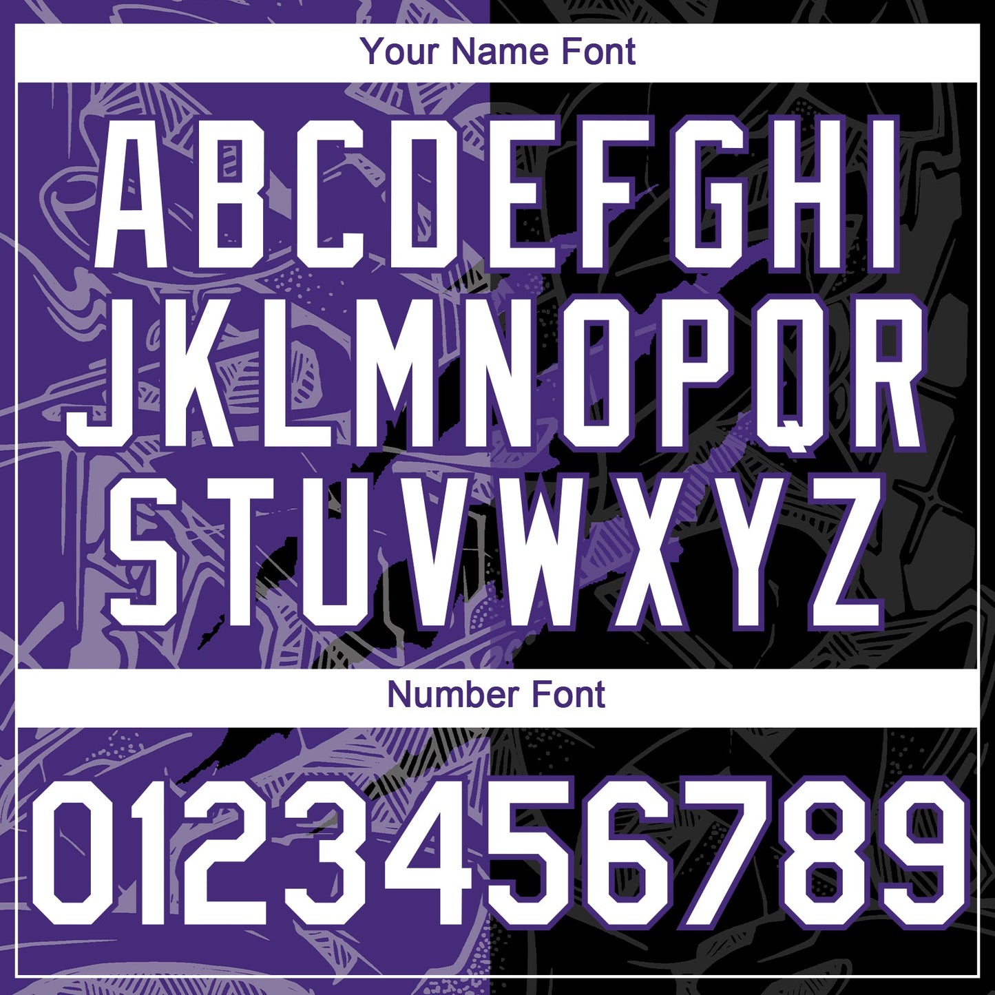 Custom Graffiti Pattern White Black-Purple 3D Scratch Authentic Baseball Jersey - Sky-Custom