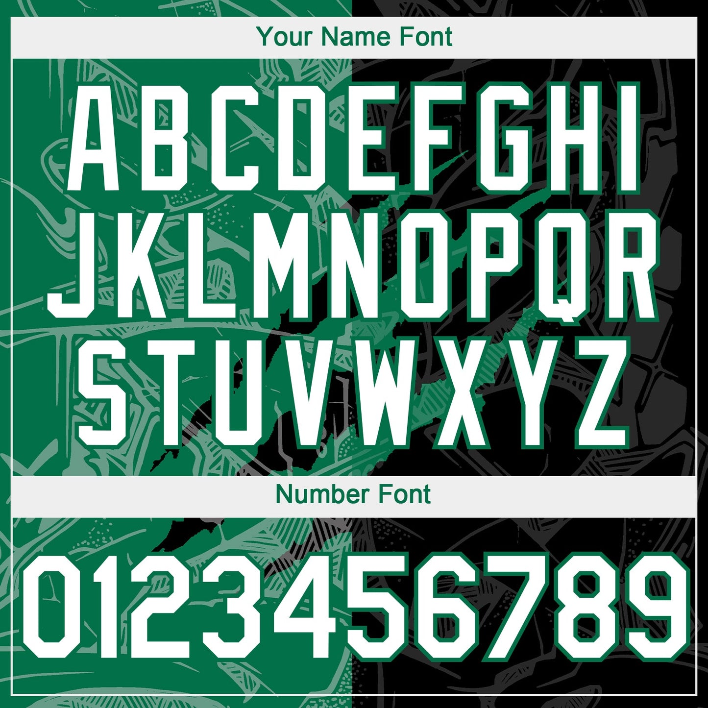 Custom Graffiti Pattern White Black-Kelly Green 3D Scratch Authentic Baseball Jersey - Sky-Custom