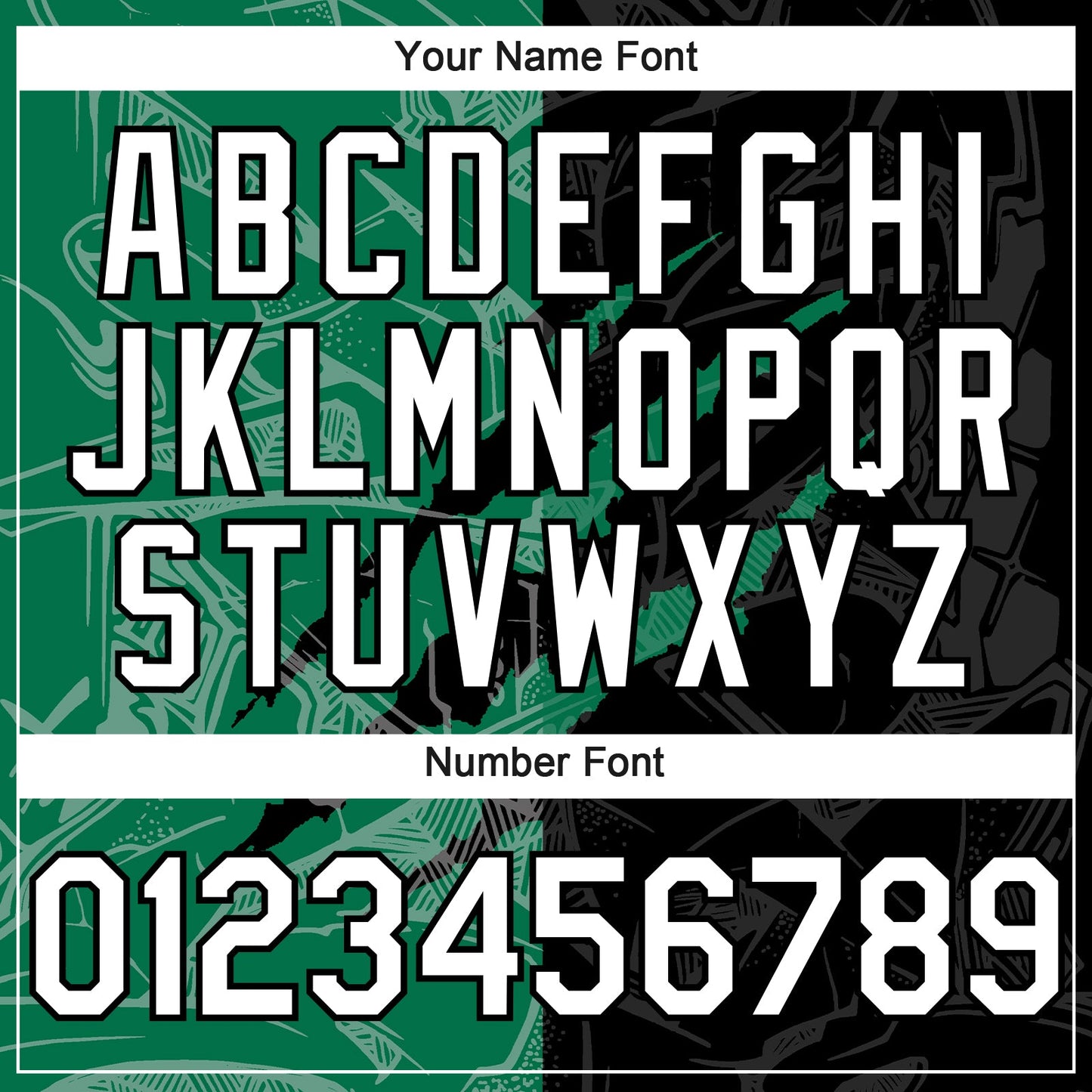 Custom Graffiti Pattern White Black-Kelly Green 3D Scratch Authentic Baseball Jersey - Sky-Custom