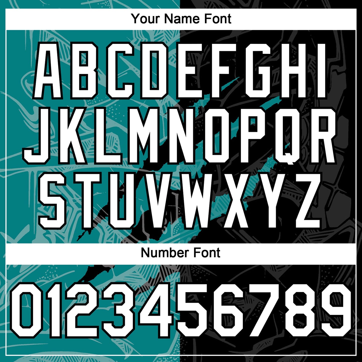 Custom Graffiti Pattern White Black-Teal 3D Scratch Authentic Baseball Jersey - Sky-Custom