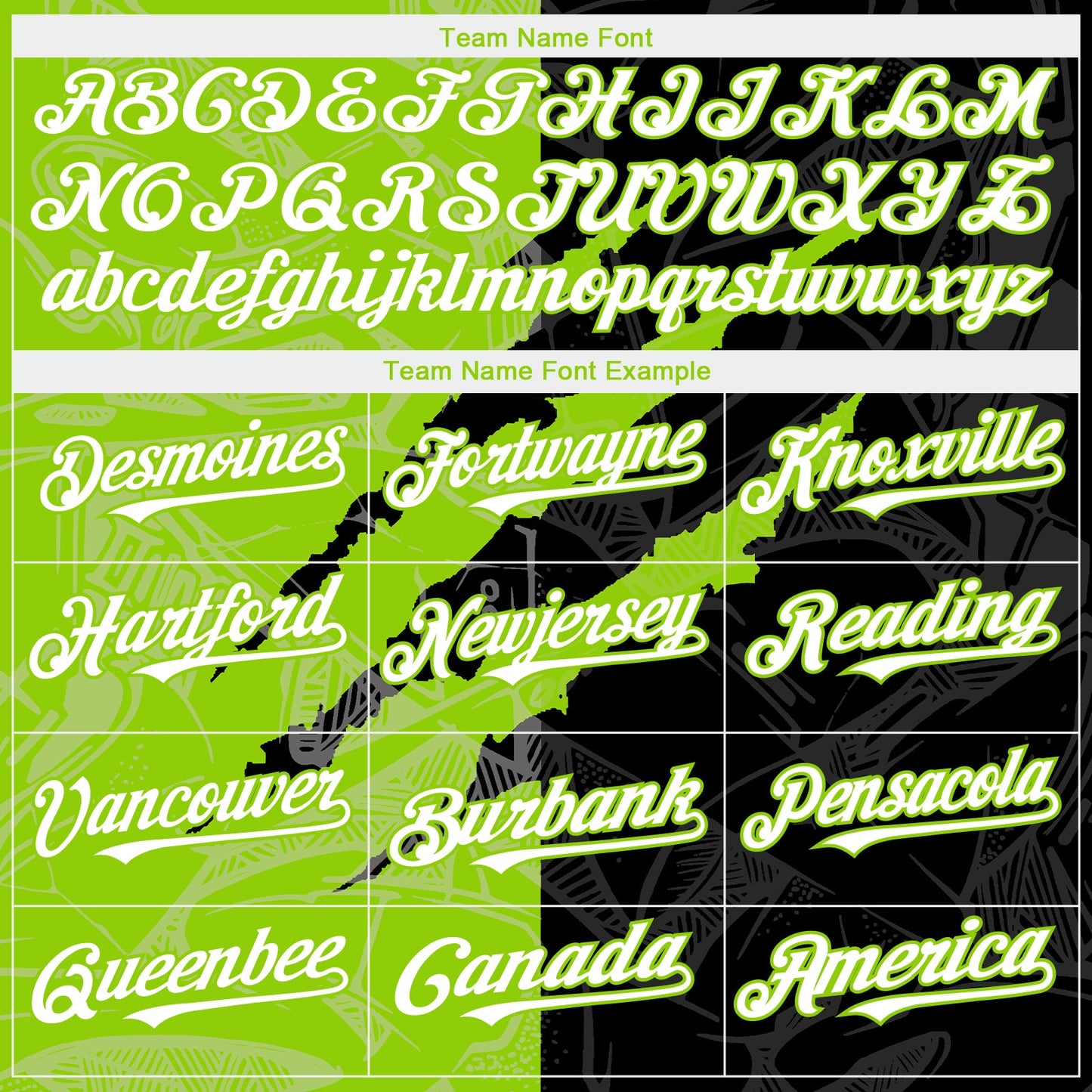 Custom Graffiti Pattern White Black-Neon Green 3D Scratch Authentic Baseball Jersey - Sky-Custom