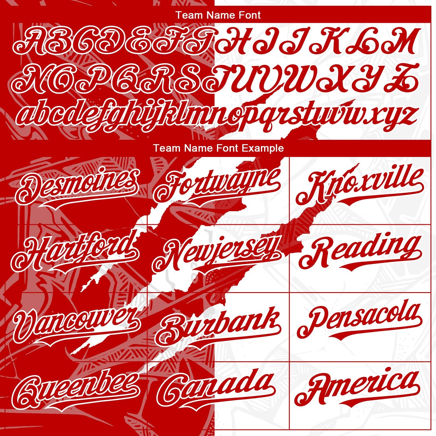 Custom Graffiti Pattern Red-White 3D Scratch Authentic Baseball Jersey - Sky-Custom