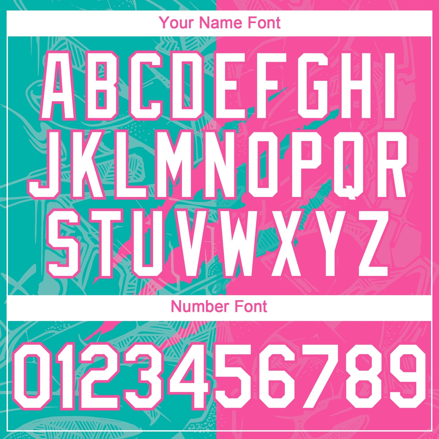 Custom Graffiti Pattern White Pink-Aqua 3D Scratch Authentic Baseball Jersey - Sky-Custom