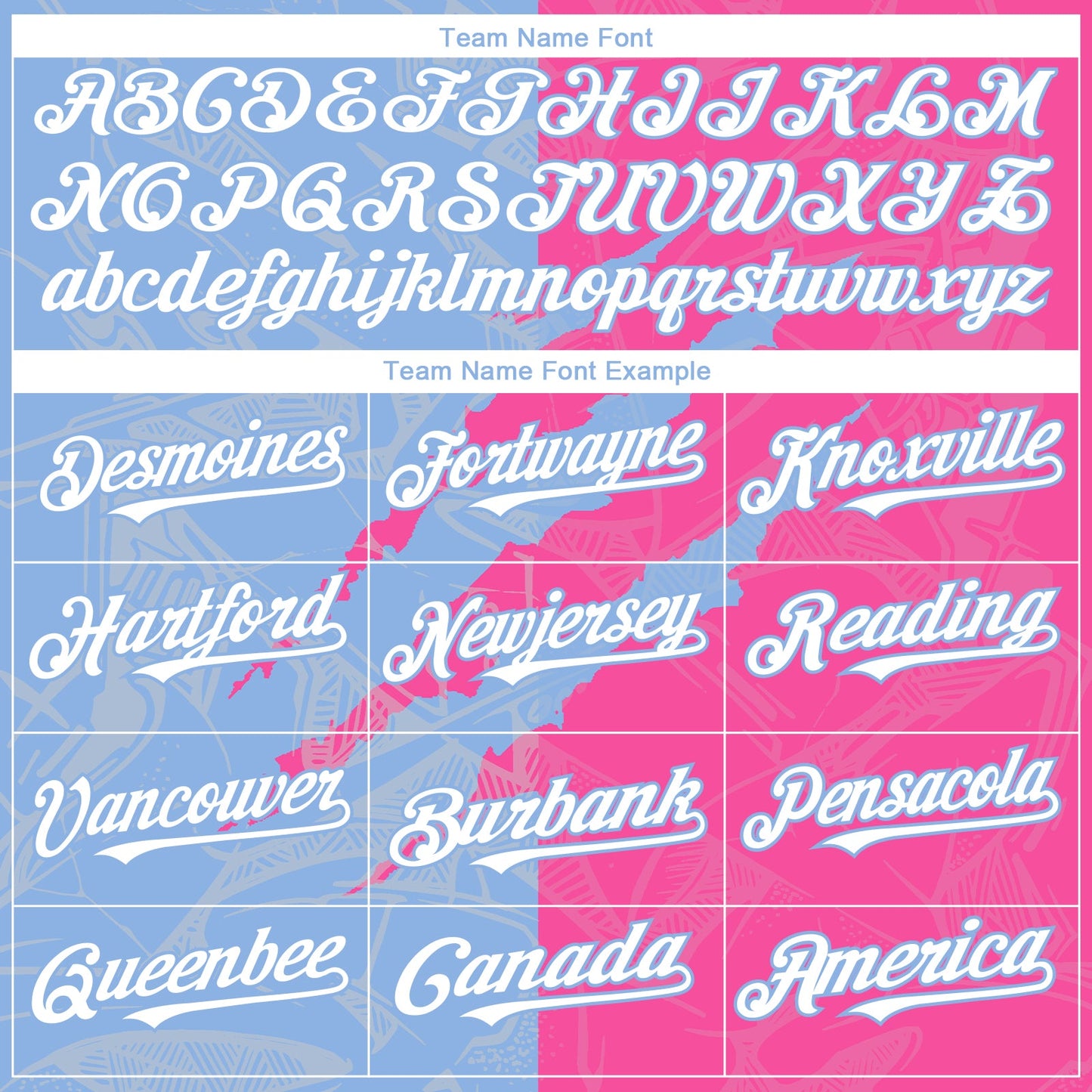 Custom Graffiti Pattern White Pink-Light Blue 3D Scratch Authentic Baseball Jersey - Sky-Custom