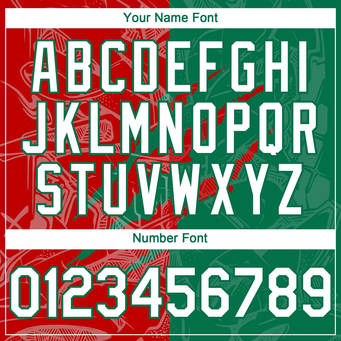 Custom Graffiti Pattern White Kelly Green-Red 3D Scratch Authentic Baseball Jersey - Sky-Custom