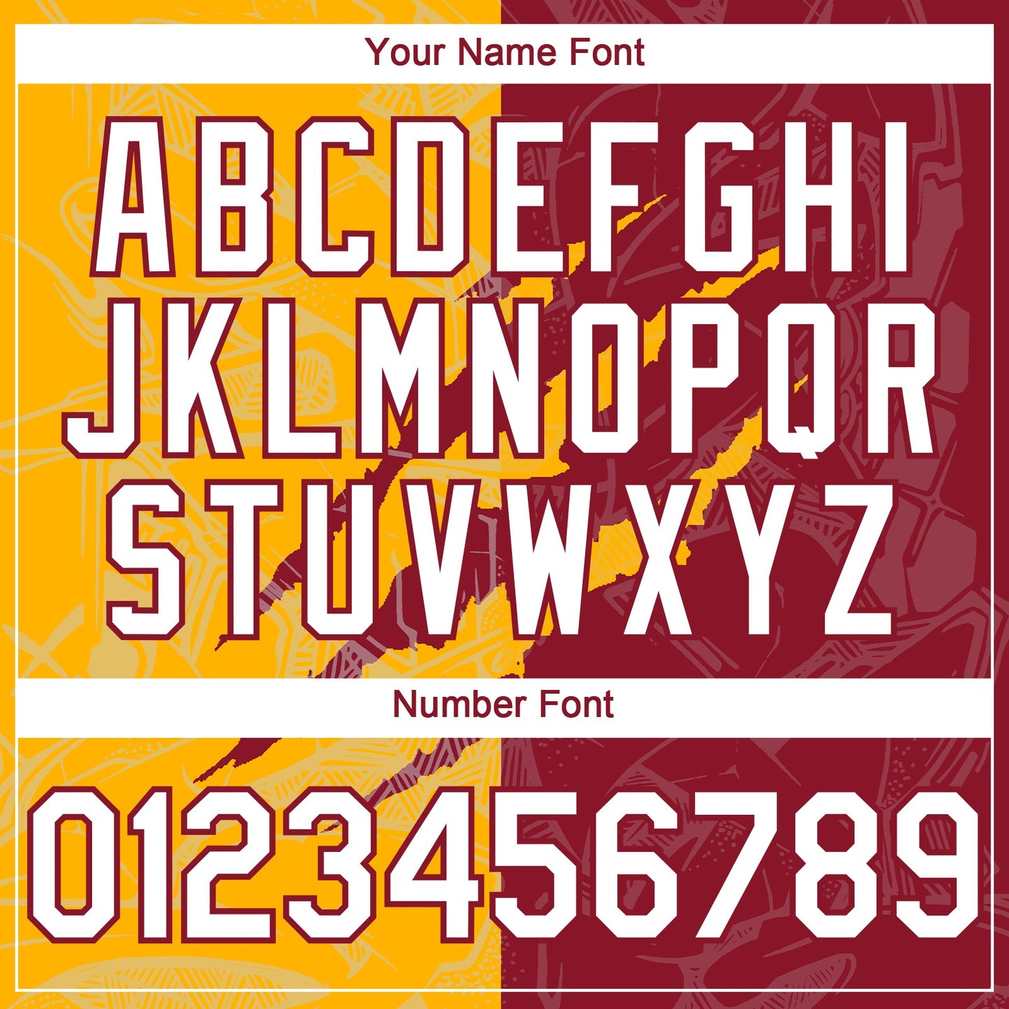 Custom Graffiti Pattern White Crimson-Gold 3D Scratch Authentic Baseball Jersey - Sky-Custom