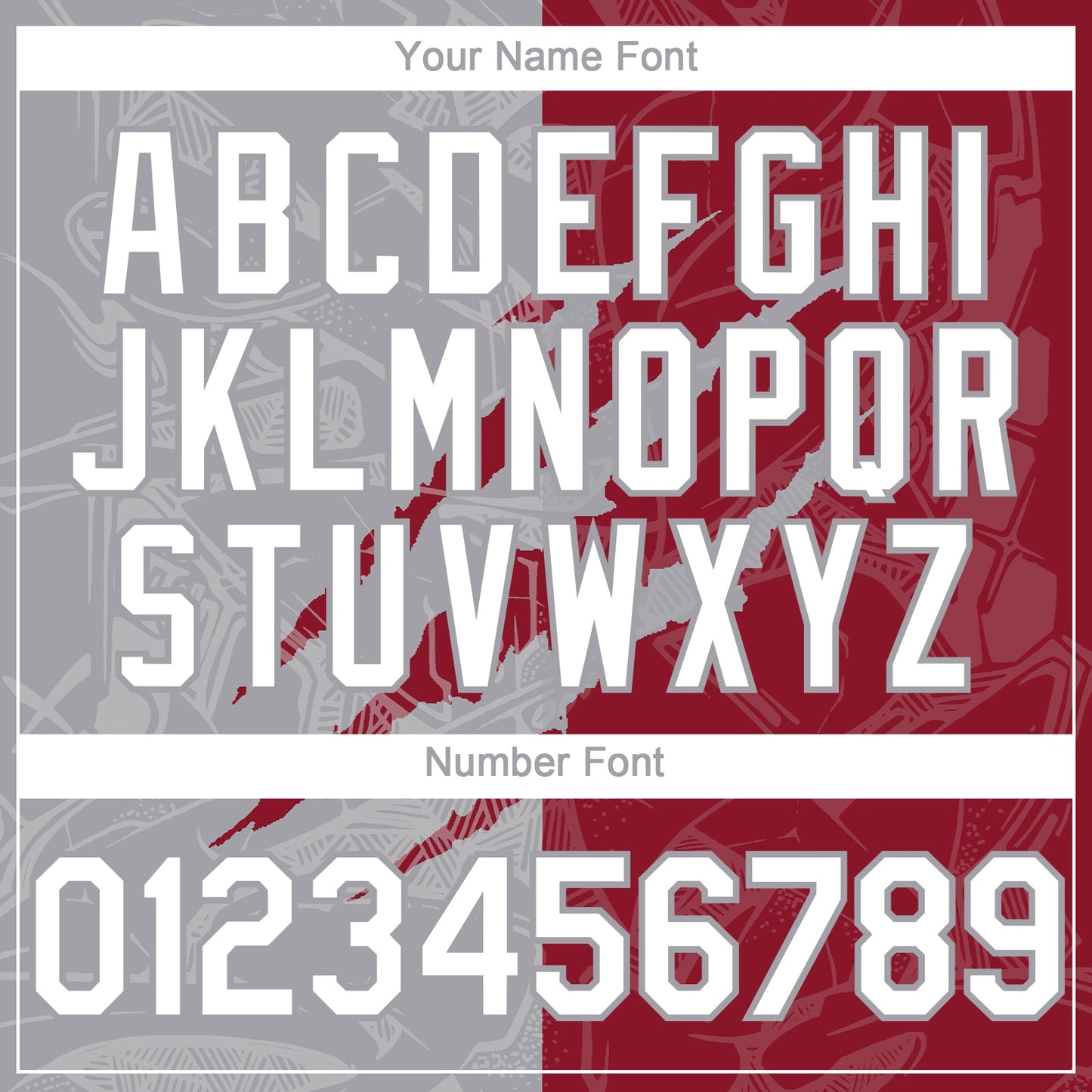 Custom Graffiti Pattern White Crimson-Gray 3D Scratch Authentic Baseball Jersey - Sky-Custom